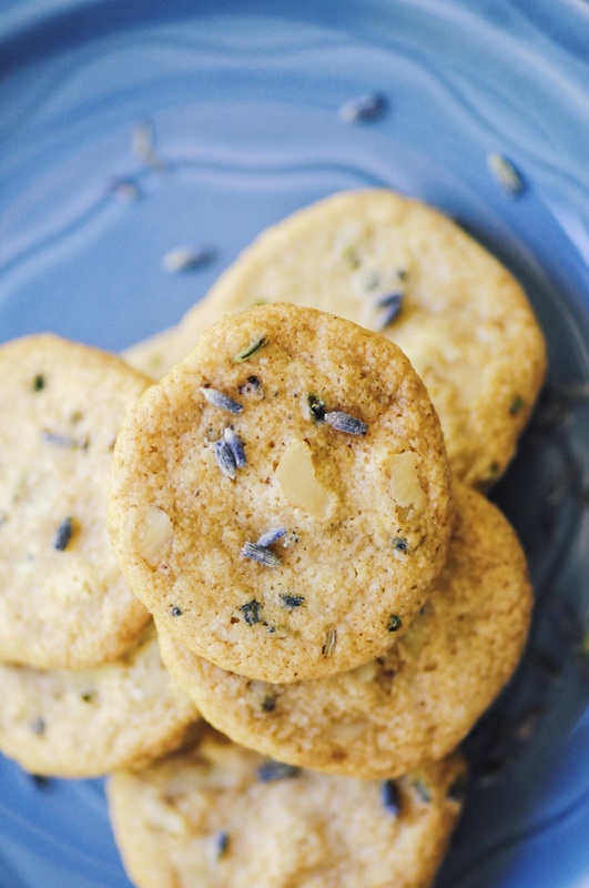 Vegan &amp; Gluten-Free Lavender Ginger &amp; Walnut Mini Teatime Cookies by Kristen of Moon and Spoon and Yum