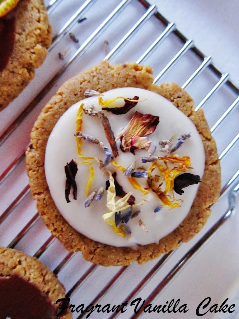 Vegan &amp; Gluten-Free Raw Glazed Sugar Cookies by Amy of Fragrant Vanilla
