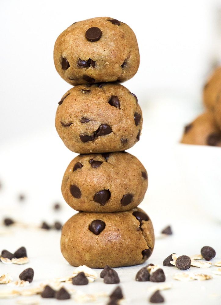 Healthy Raw Cookie Dough EneRgy Balls, GF Vegan | Eating By Elaine