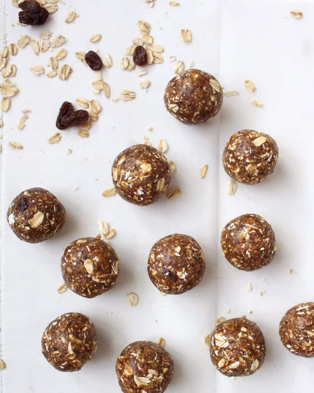Oatmeal Raisin Cookie Bliss Balls, GF Vegan | Karissa's Vegan Kitchen