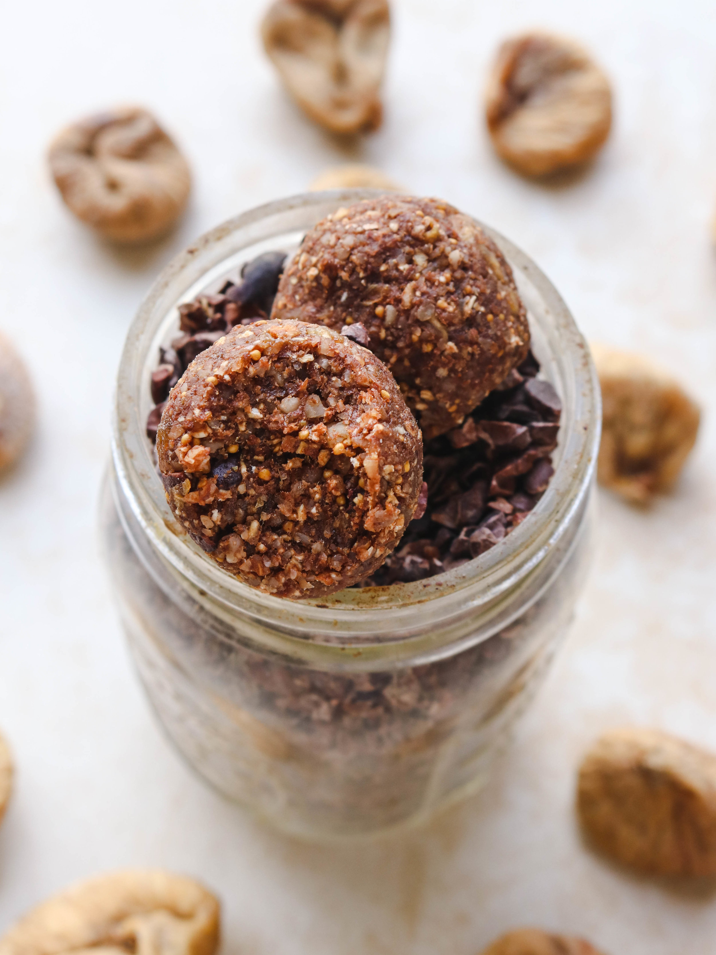 Cacao &amp; Fig Bliss Balls, GF Vegan | From My Bowl