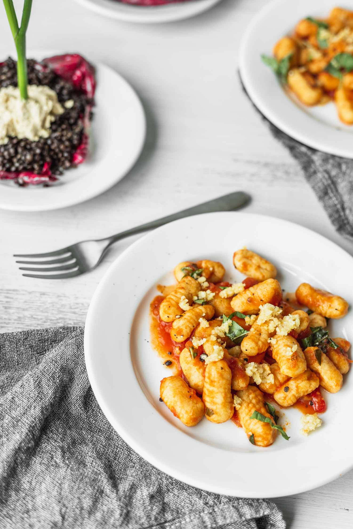 Gluten-free Dairy-free Gnocchi Recipe from  The Plantpower Way: Italia Cookbook  by Julie Piatt and Rich Roll. Photo by Kari of Beautiful Ingredient.