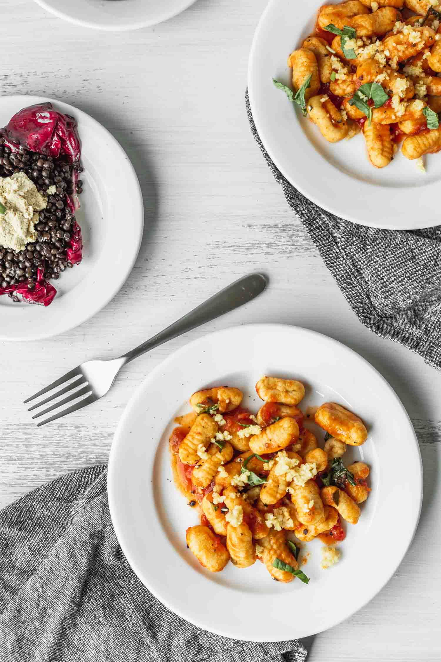 Gluten-free Dairy-free Gnocchi Recipe from  The Plantpower Way: Italia Cookbook  by Julie Piatt and Rich Roll. Photo by Kari of Beautiful Ingredient.