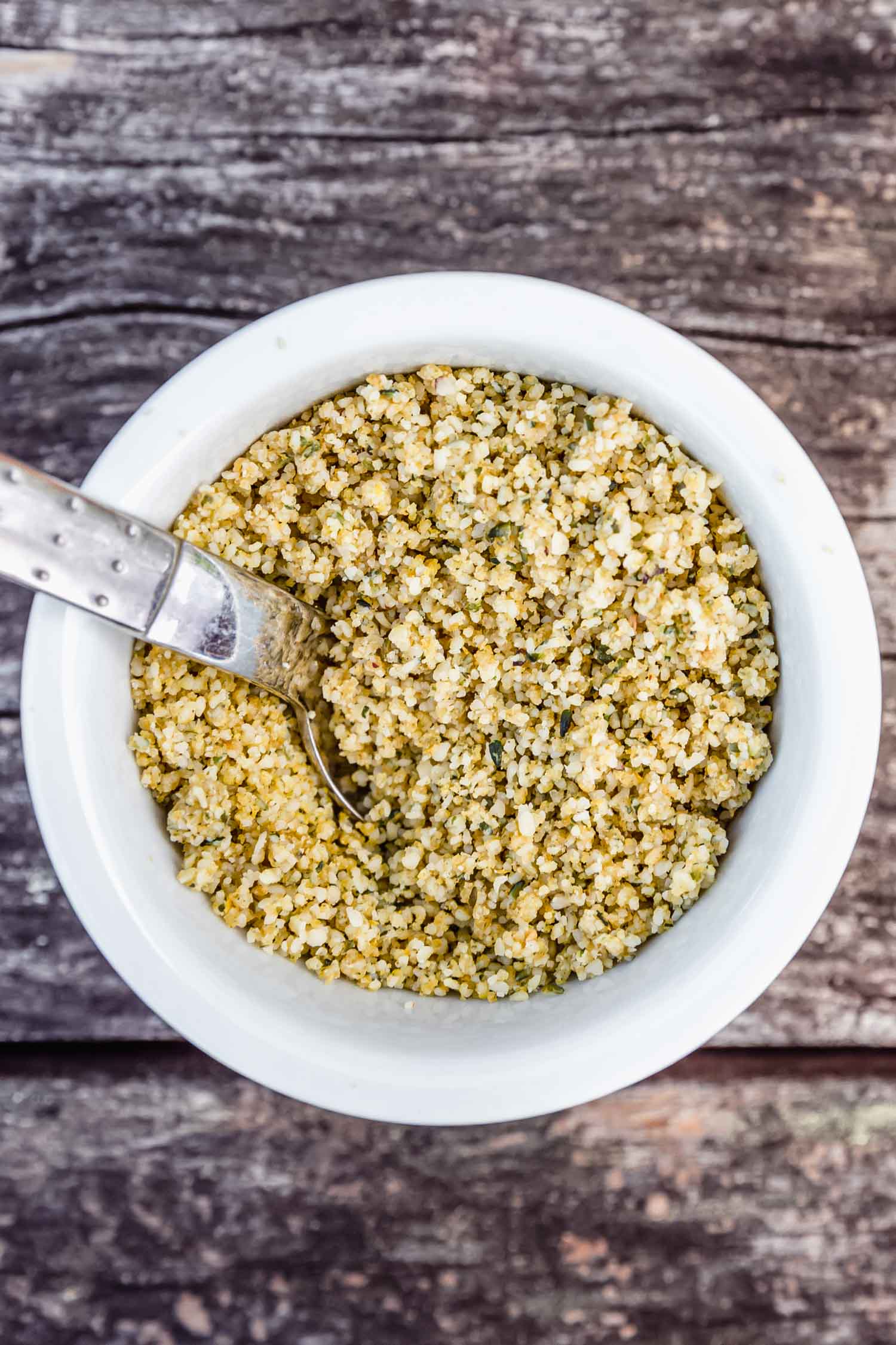 Hemp Parmesan from Epic Vegan: Wild and Over-the-Top Plant-Based Recipes by Dustin Harder. #cookbook #cookbookrecipe #veganrecipe #vegancheese #veganparmesan #hempseed #nutfreerecipe #vegancookbook