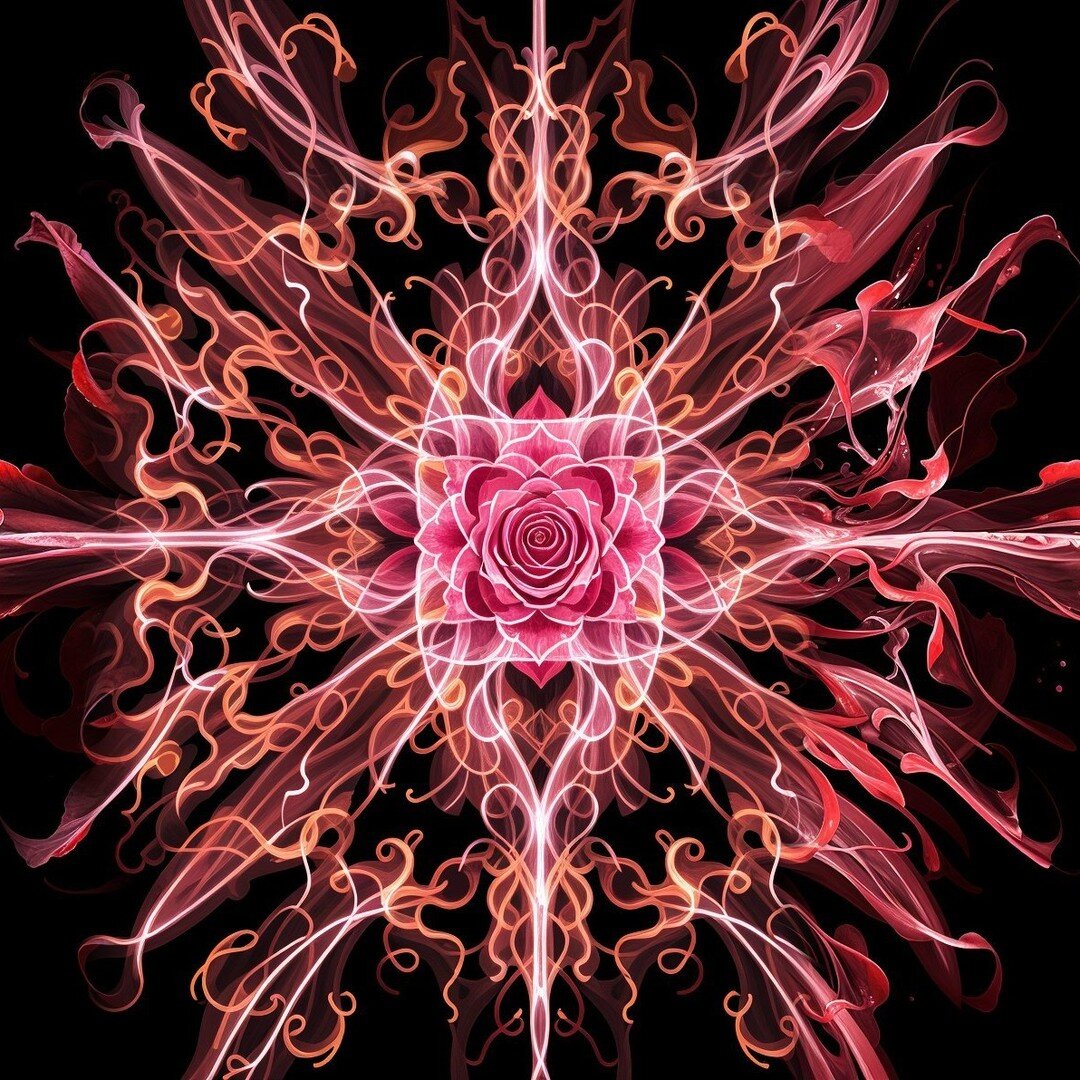 🌹&quot;You are the mysterious potential of the future, already in bloom&hellip;&rdquo; ~ Eden Sky

#heartlight 
#bravespacecenter
#auroraearthhub 

&quot;Seeds&quot; digital art by @martareis.visionality