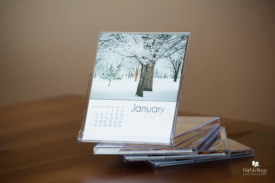 Example of 2015 Nature's Beauty TREES Calendar