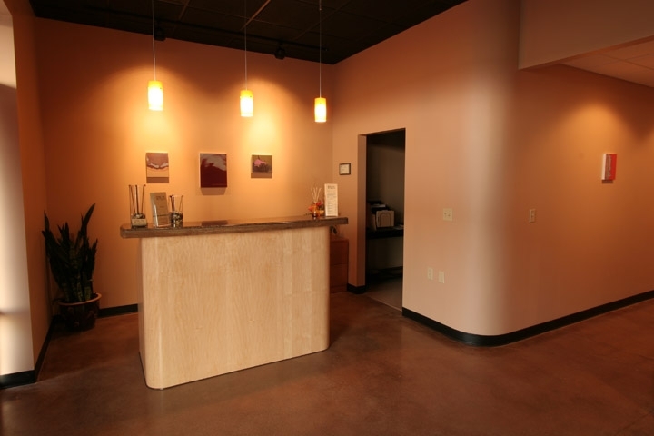 Lobby of Quick Fix Massage, St. Cloud, MN
