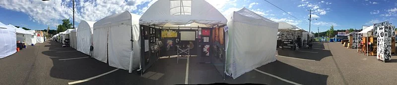 Barb Kellogg Photography at an art fair