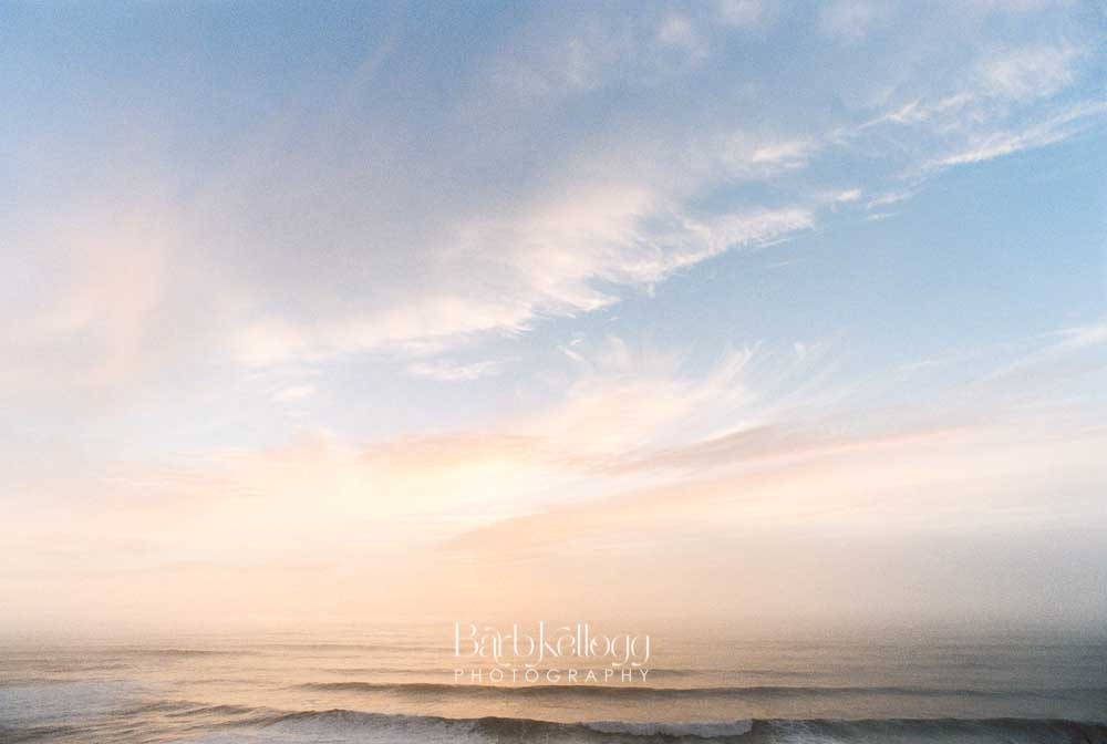 Waves at Sunset - Oregon