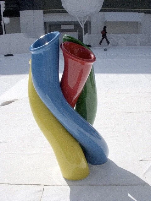 Futuristic sculpture 