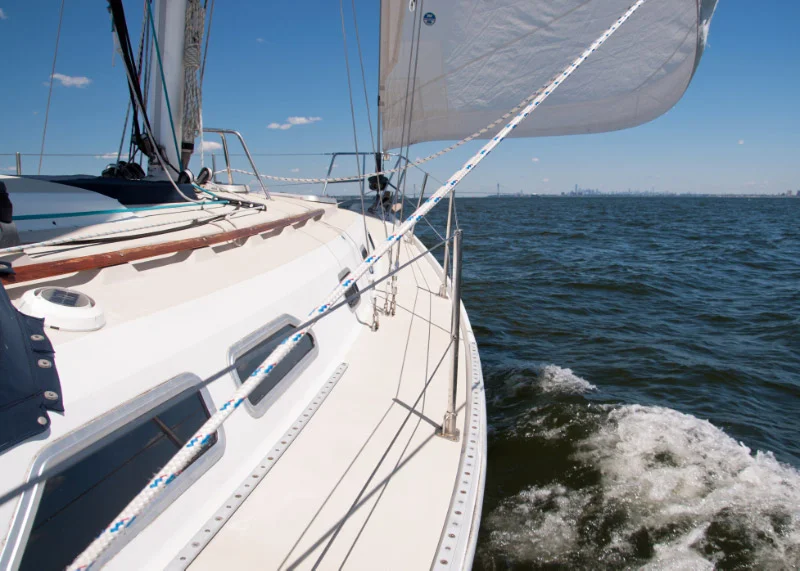 Dark Star under sail