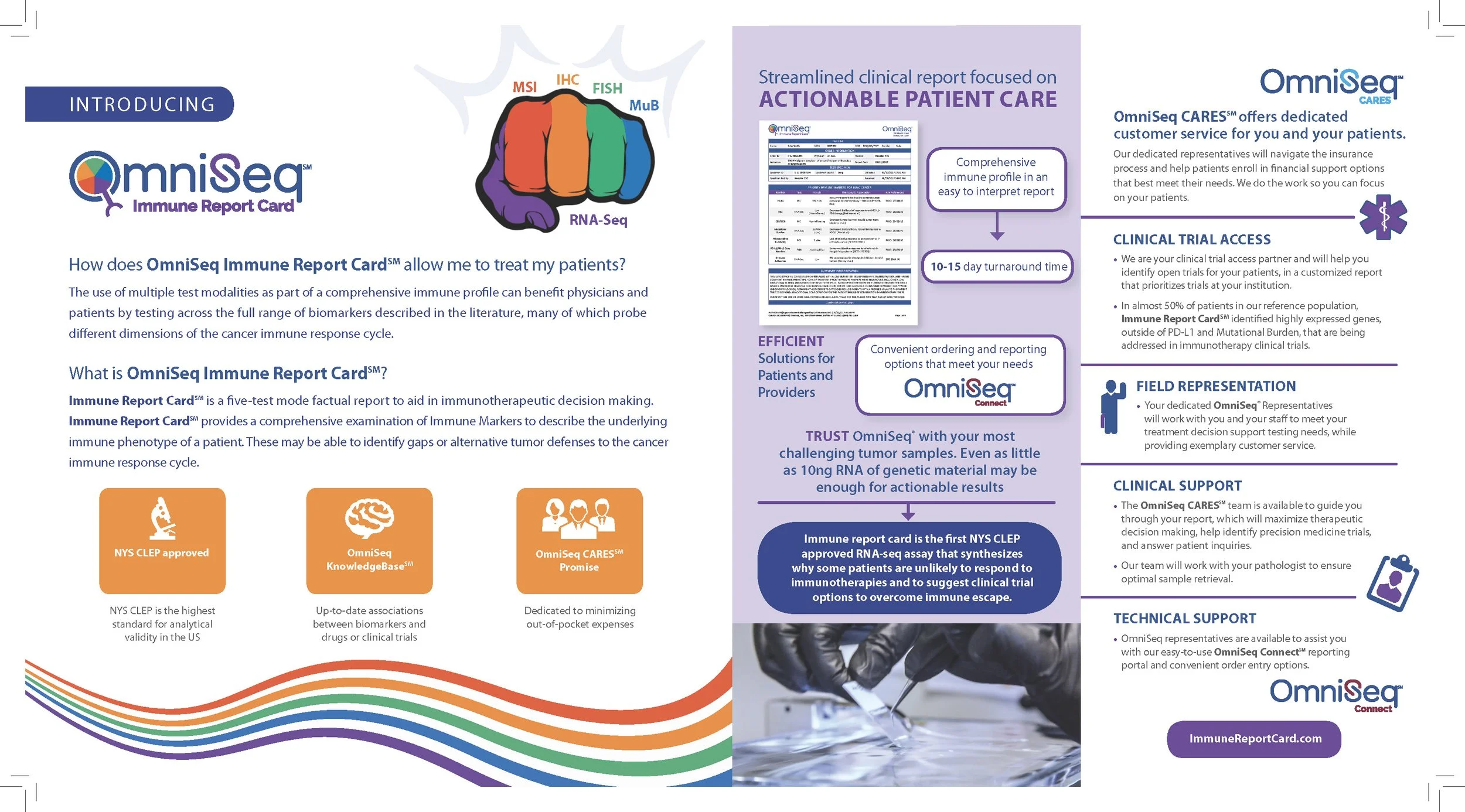 OmniSeq Immune Report Card - Clinicians