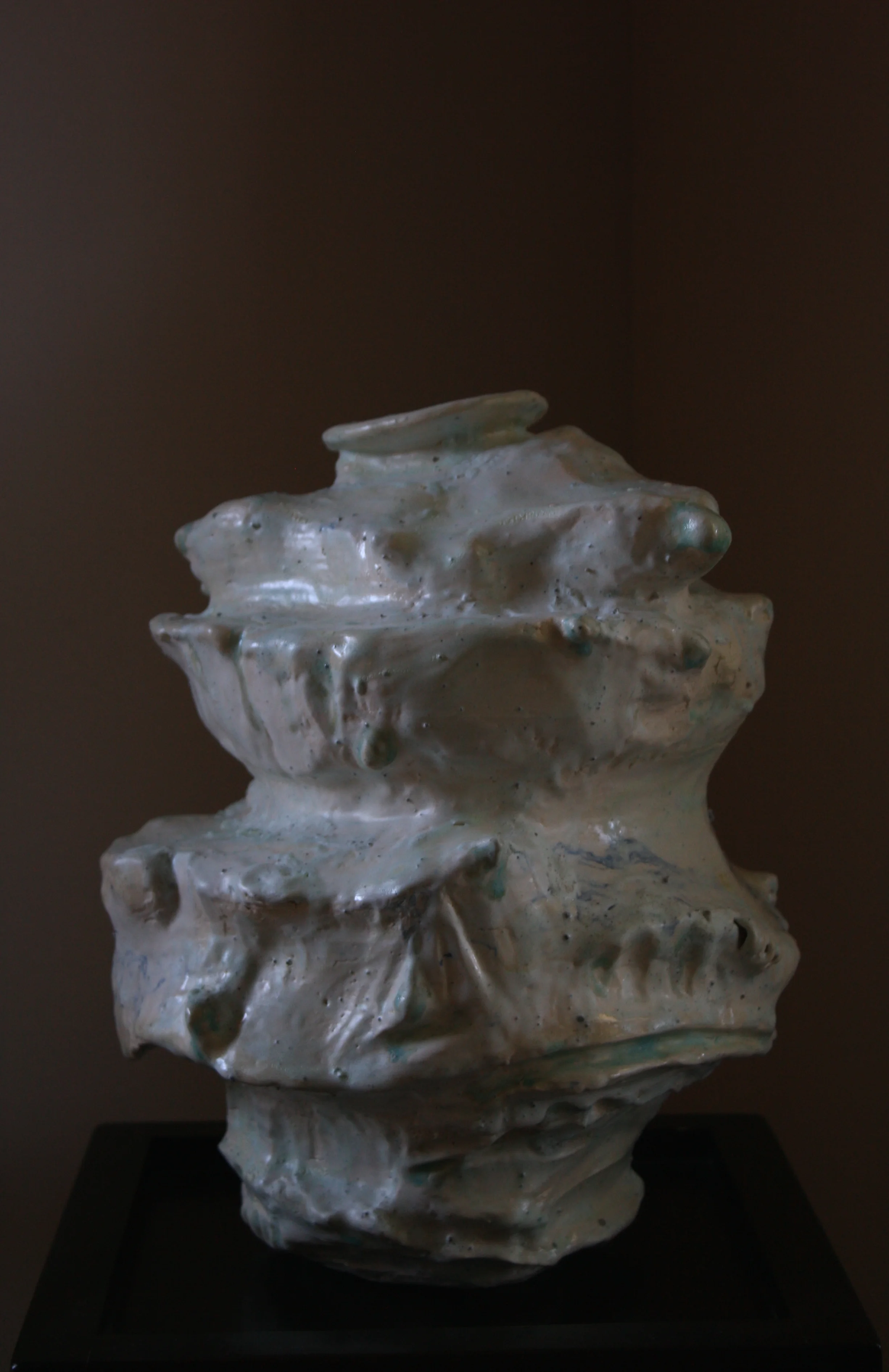  Porcelain with Cobalt mason stain  Two glaze firing:&nbsp;Cone 6 and&nbsp;04  14 x 12 inches 