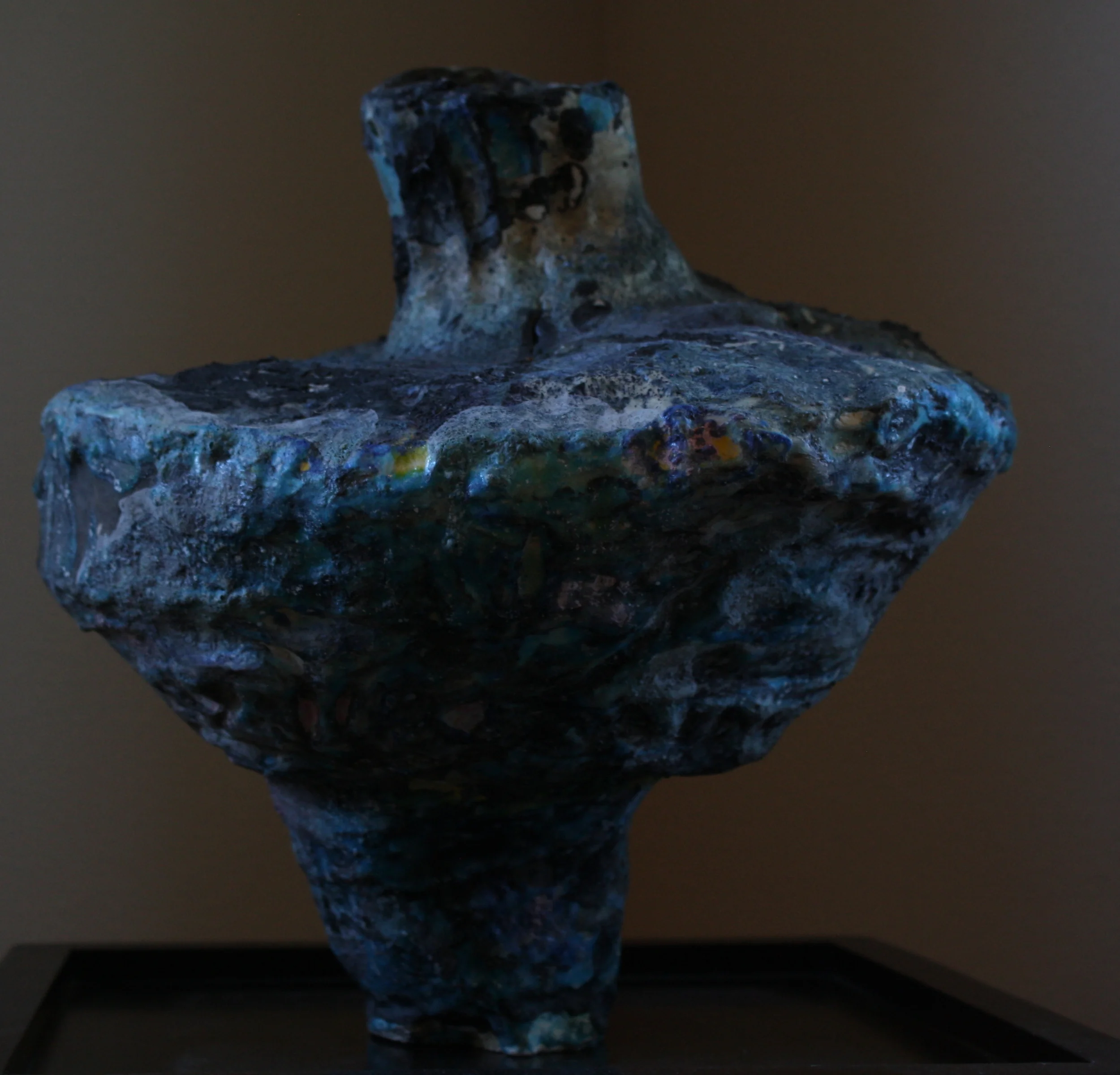  Porcelain  Four glaze firings: Cone 6/04  14.5 x 14 inches 