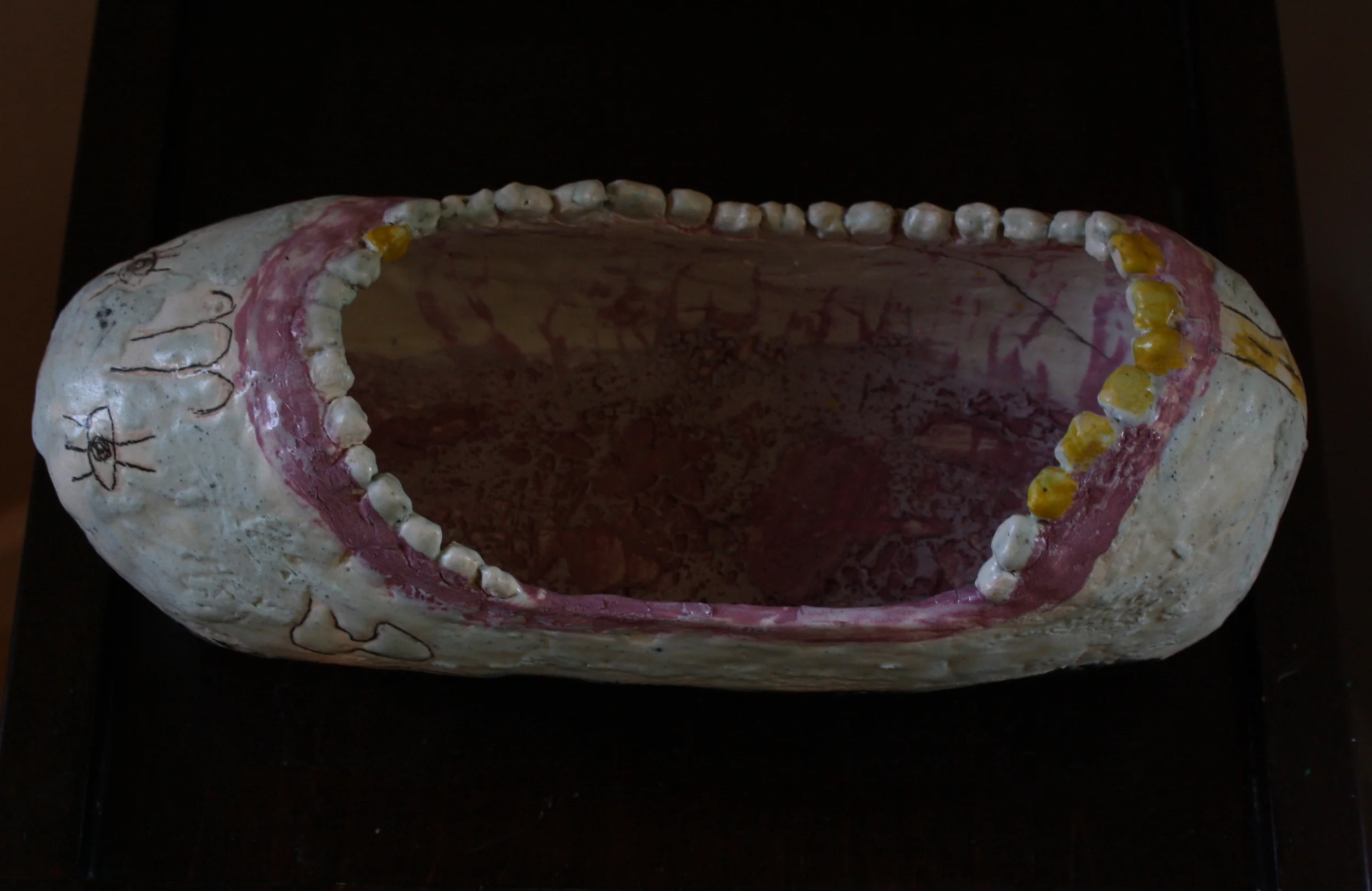  Porcelain  Mason stain and underglaze pencil: Cone 06  6 x 14 inches 
