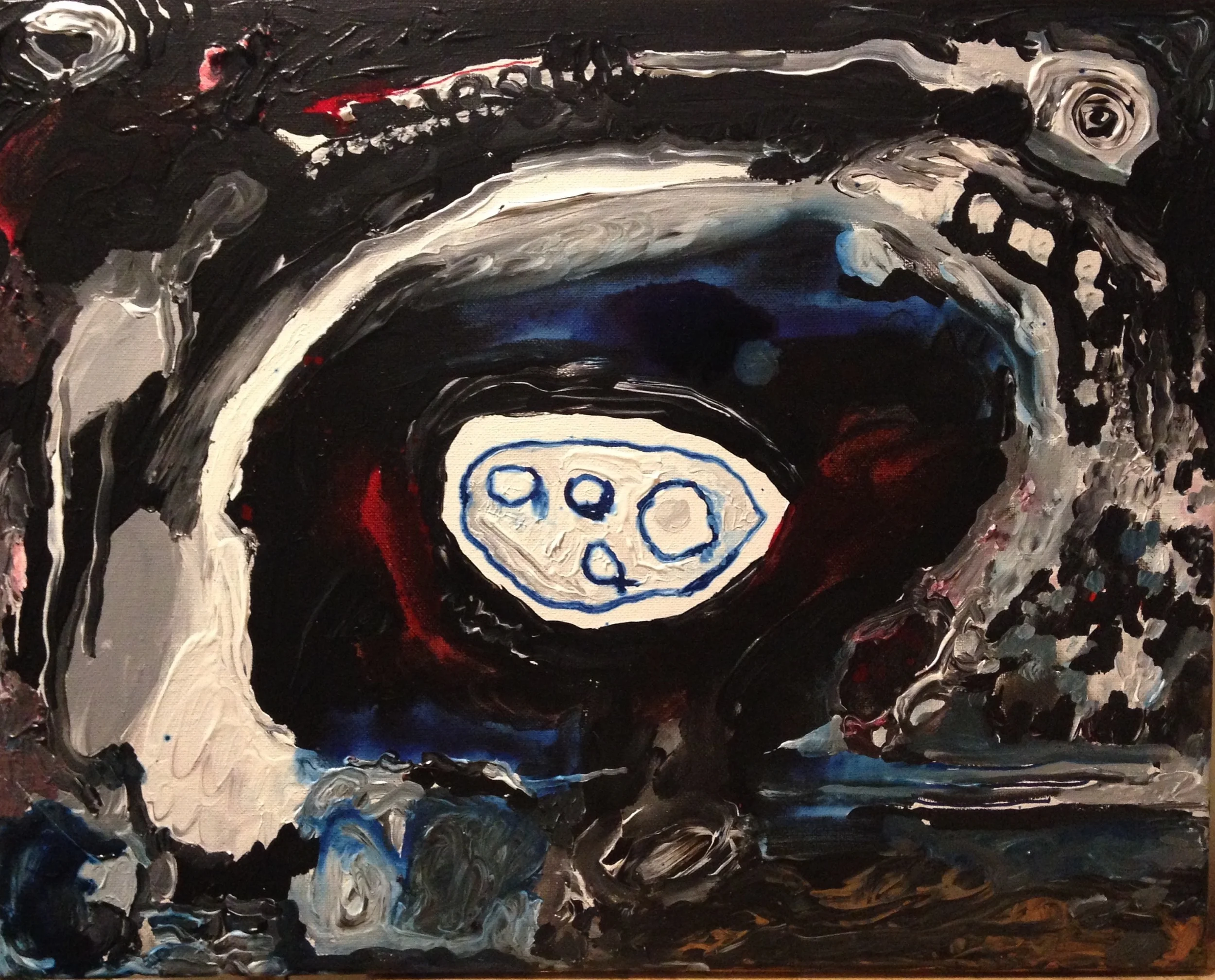 Blood Moon at the Ocean