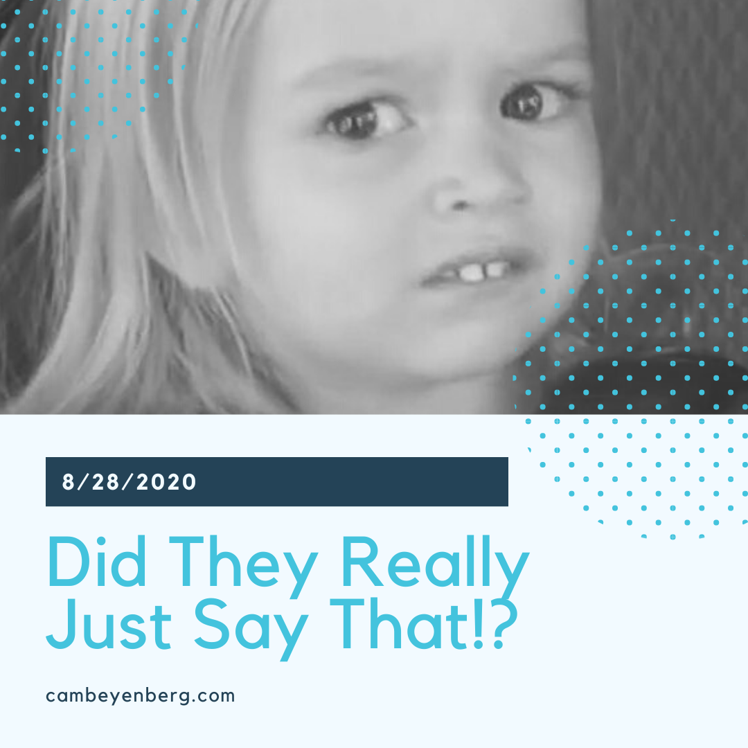 Did They Really Just Say That!? — Dry Bones & Writing Stones