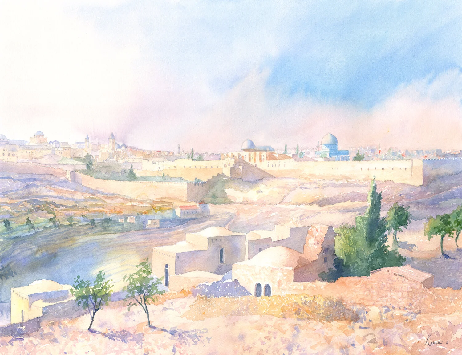  Jerusalem, from the Jericho Road