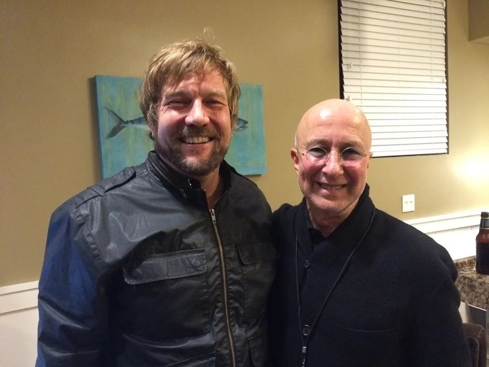 Ben and Letterman Legend Paul Shaffer