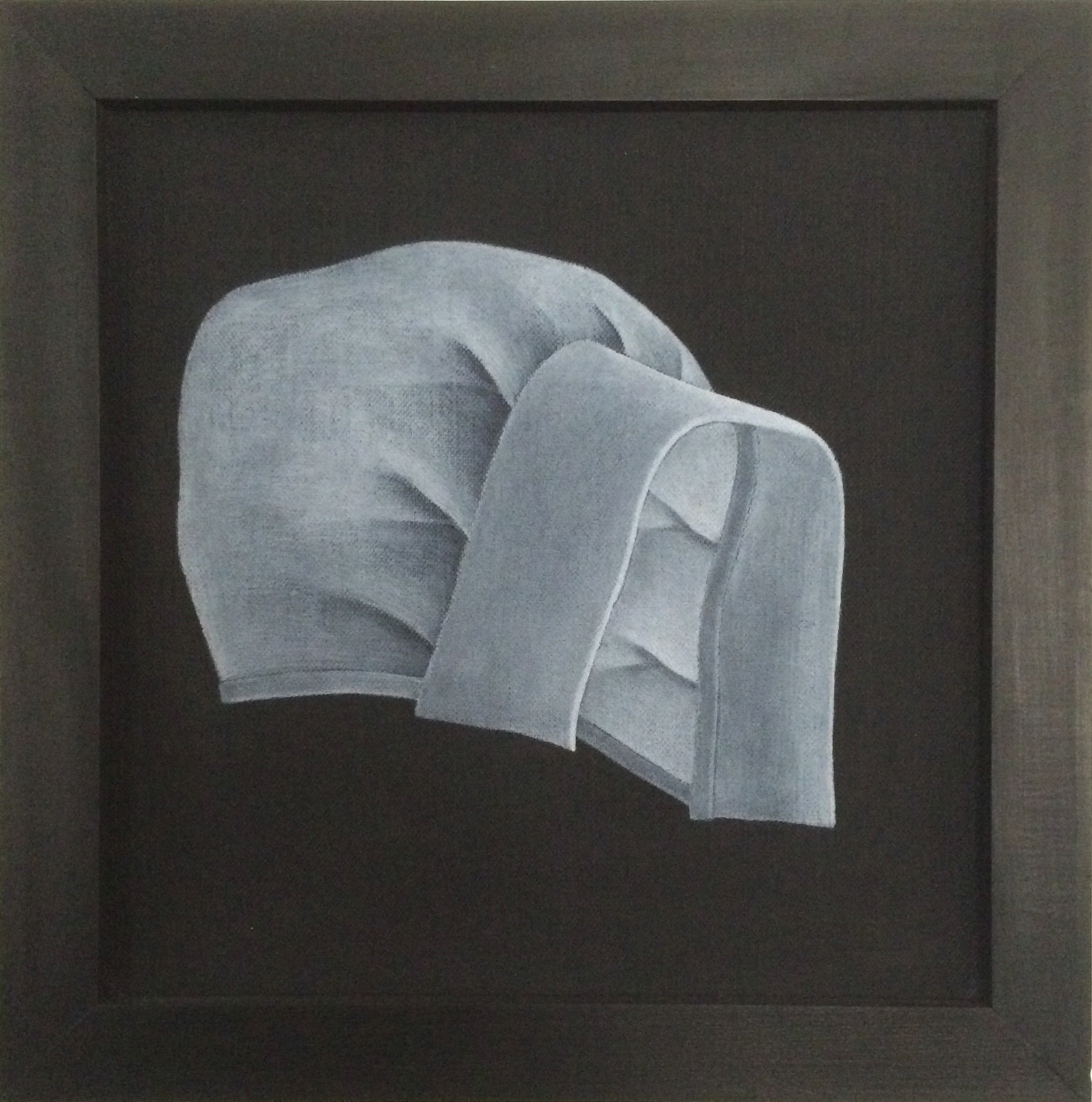 Bonnet, 1991 Pigment, acrylic polymer, and gesso on linen-mounted panel