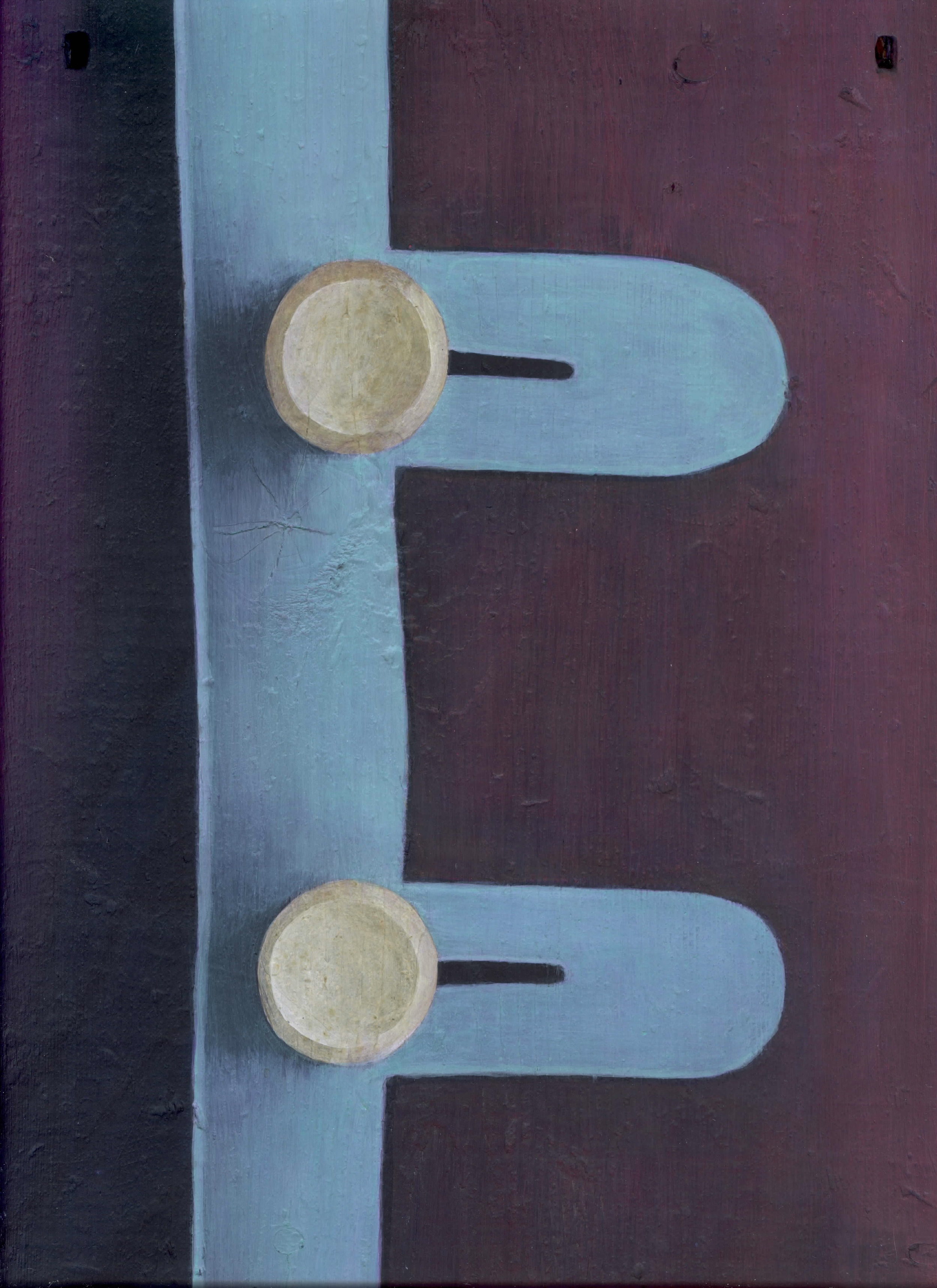 Nugent, 1992 Pigment, acrylic polymer, and gesso on board 12.75" x 9.5"