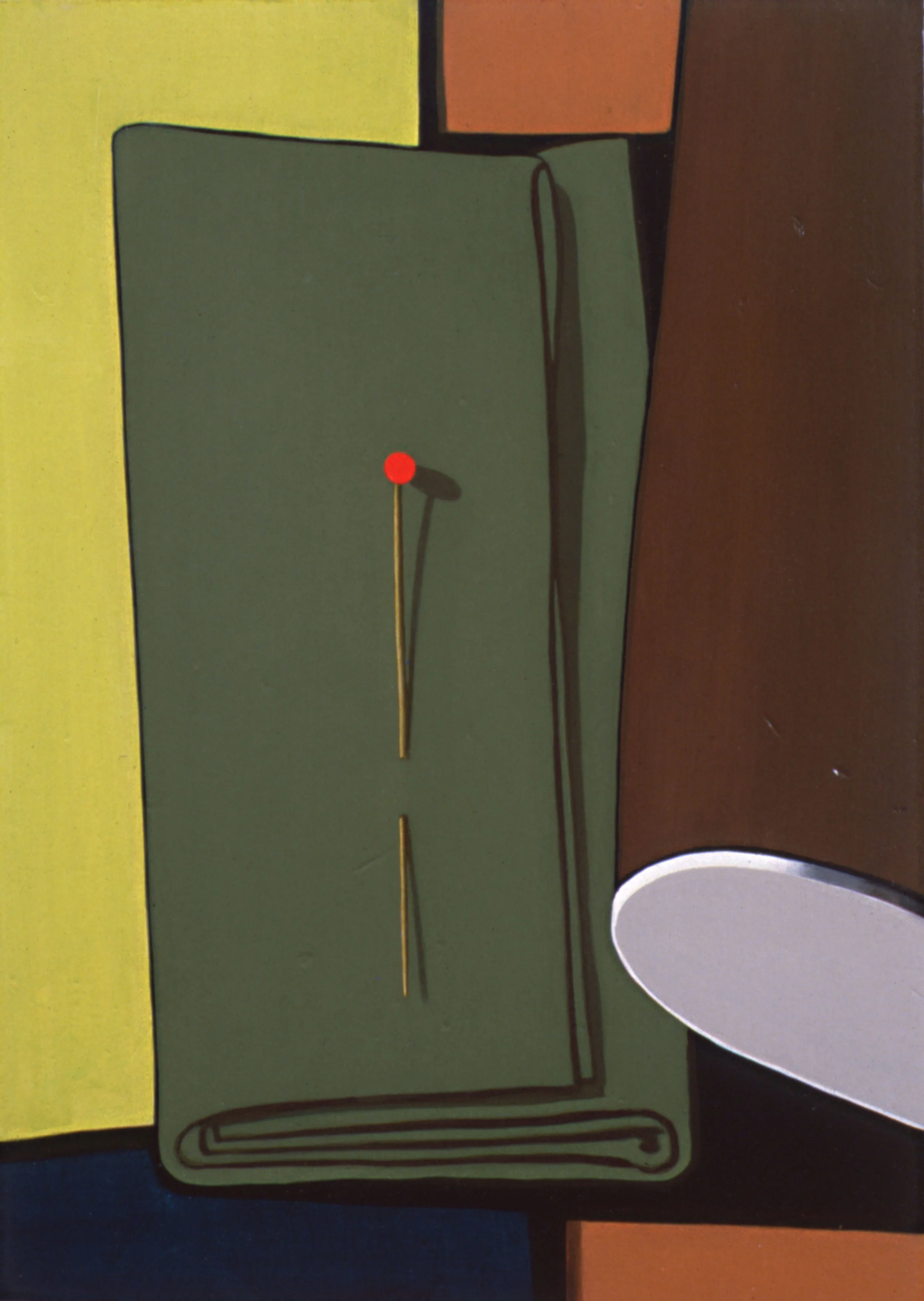 The Suicide, 1992 Pigment, acrylic polymer, and gesso on board
