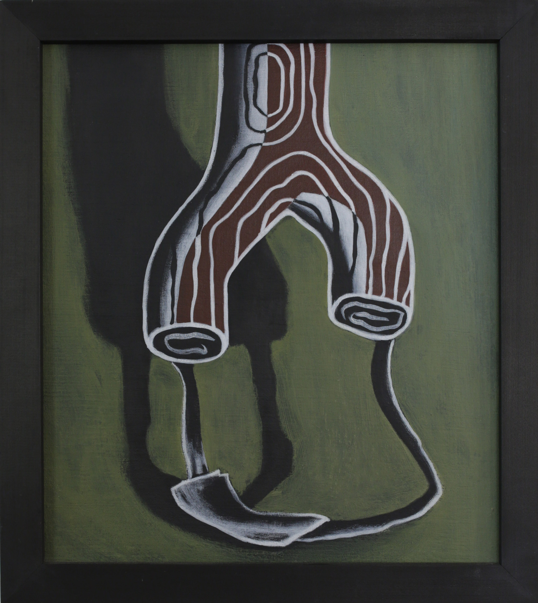    Coward,  &nbsp;1991 Pigment, acrylic polymer, and gesso on linen-mounted panel 