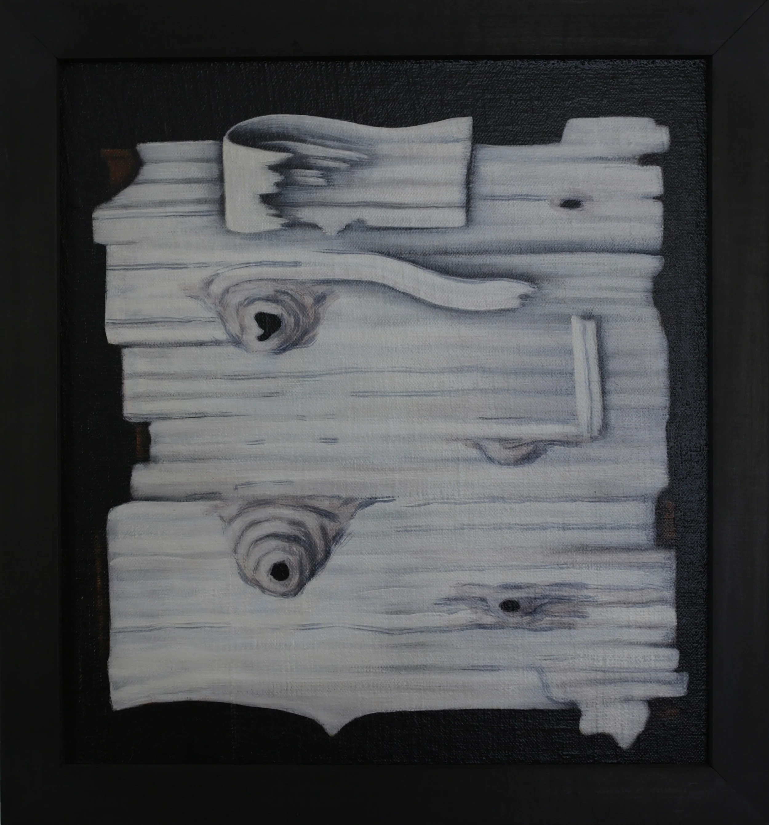 Birch, 1990 Pigment, acrylic polymer, and gesso on linen-mounted panel