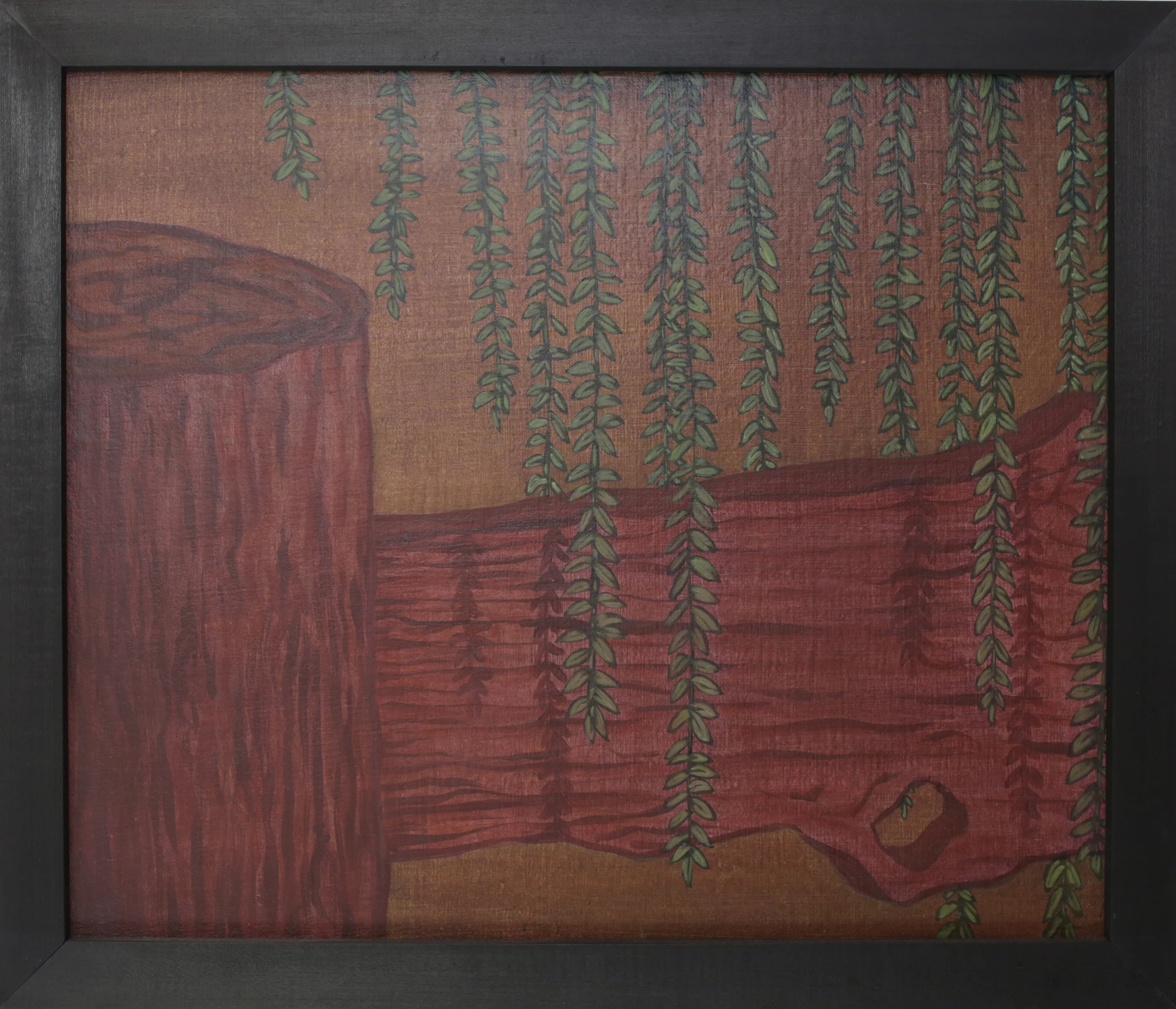Willow, 2008 P igment, acrylic polymer, and gesso on linen-mounted panel 8" x 21"