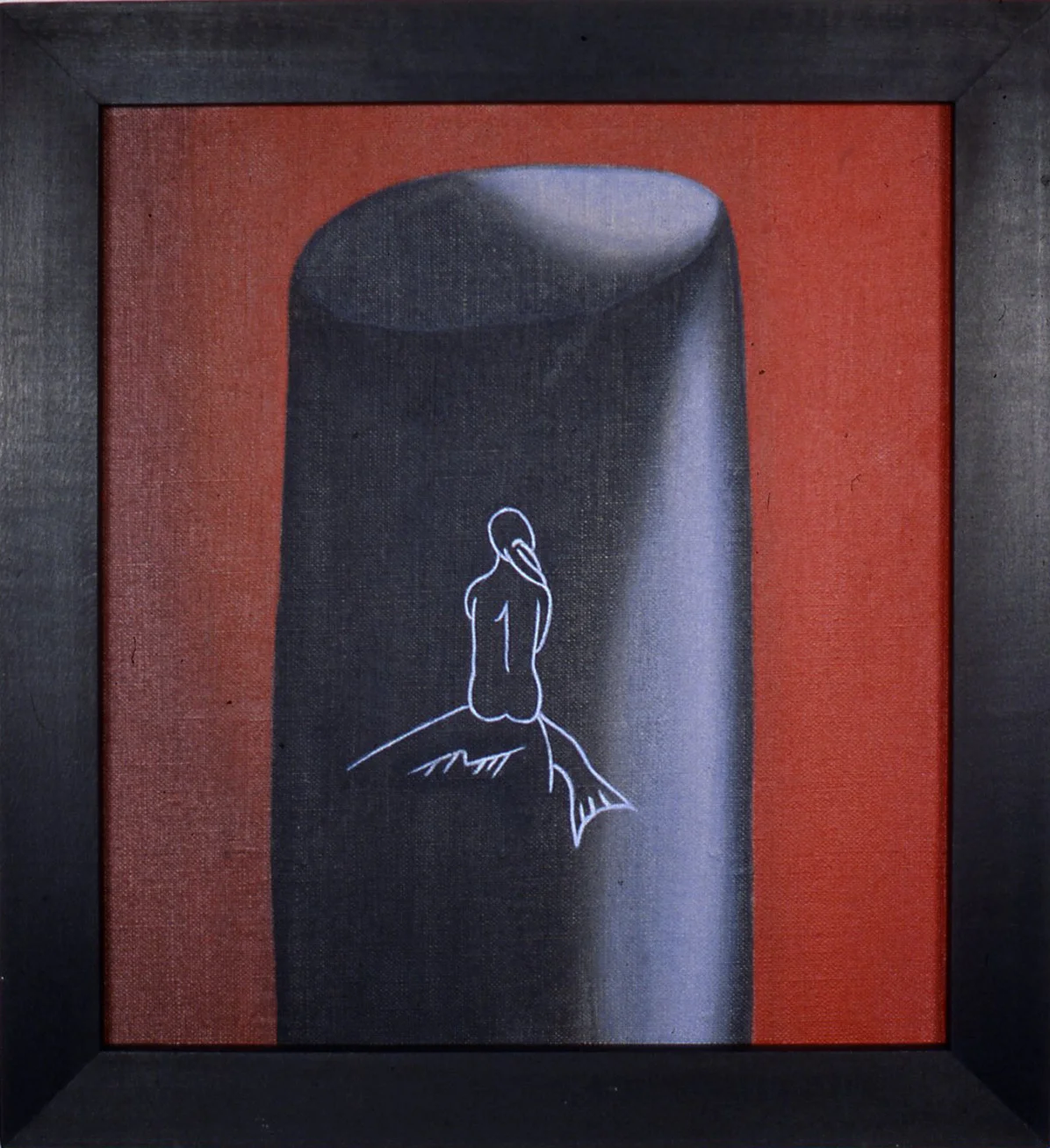 Whaler , 1991 Pigment, acrylic polymer, and gesso on linen-mounted panel