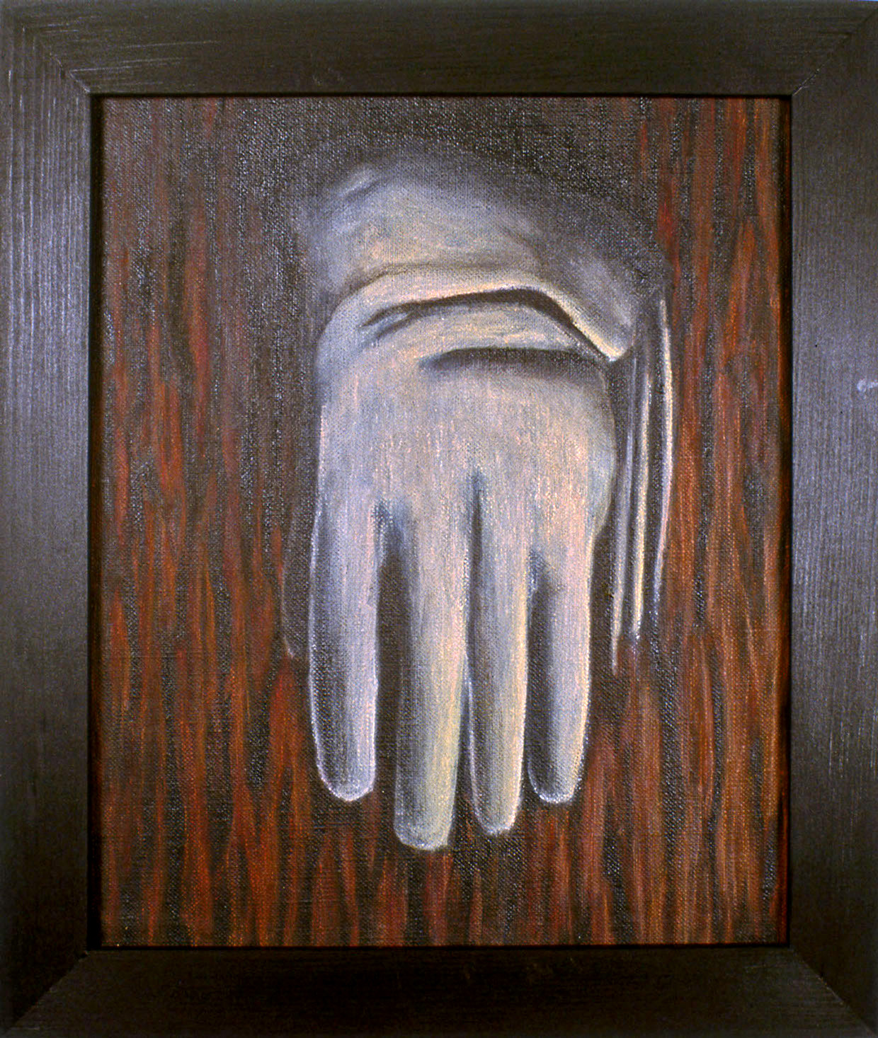    The White Glove,   &nbsp;1987 P igment, acrylic polymer, and gesso on linen-mounted panel 