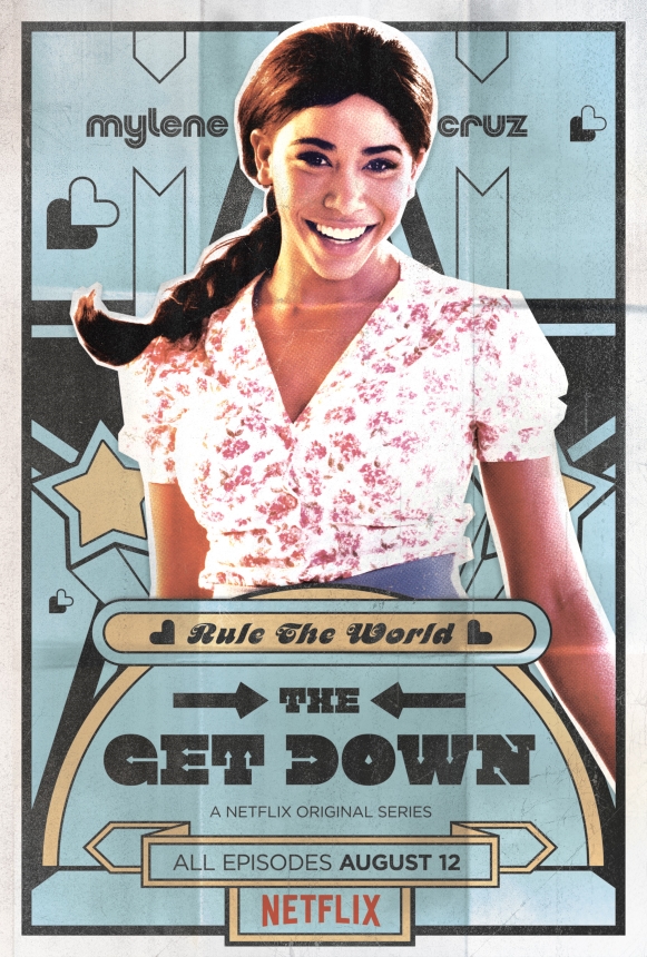 Herizen F. Guardiola as Mylene Cruz in The Get Down on Netflix. [Poster]