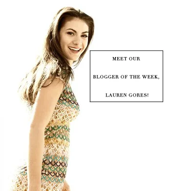 Blogger of the Week: Lauren Gores 