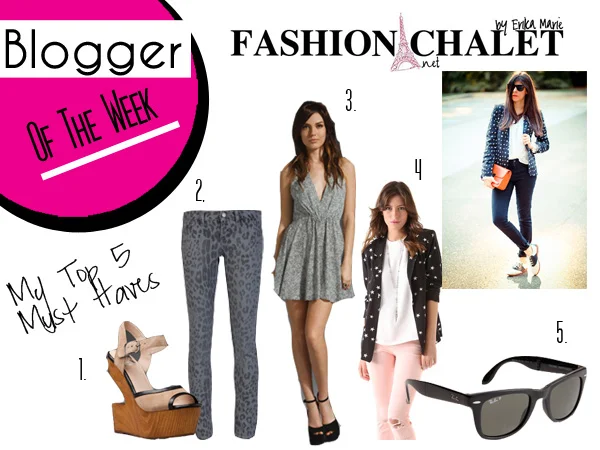 BLOGGER OF THE WEEK: ERIKA MARIE - FASHION CHALET