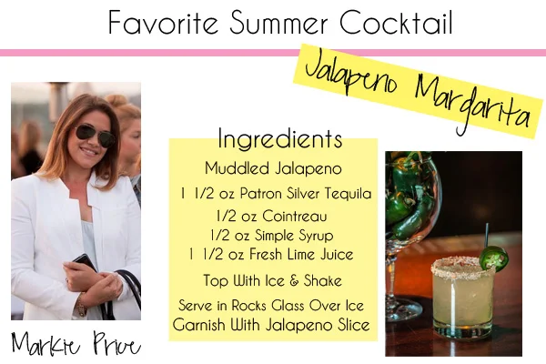 SUMMER COCKTAIL: MARKIE PRICE