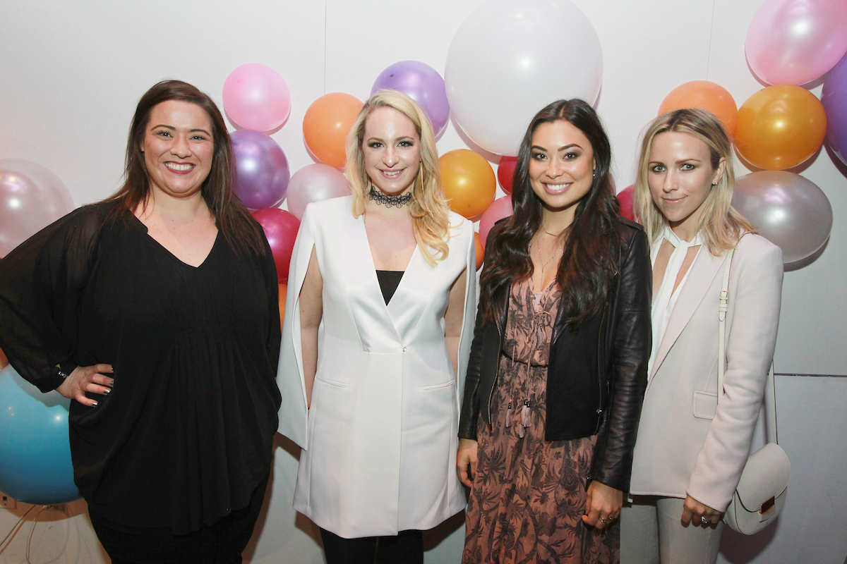 From left, Bethany Heitman, Holly Nichols, Kat Tanita and Jacey Duprie are seen at the Simply Stylist New York Fashion and Beauty Conference at YOTEL on Saturday, Nov. 5, 2016, in New York City. (Photo by Soul Brother)