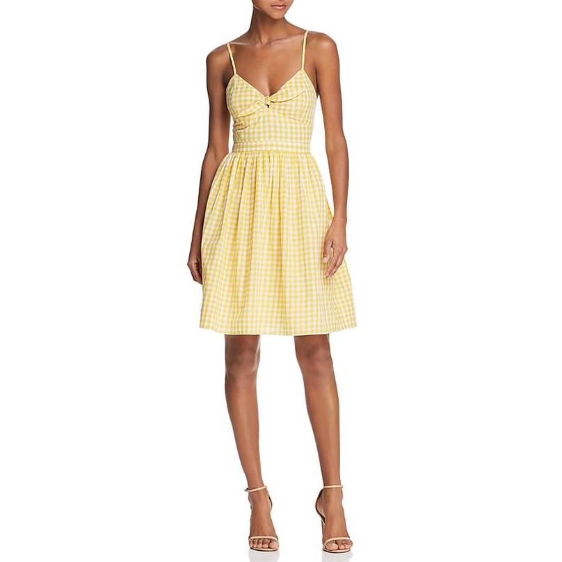 Endless Rose Gingham Fit-and-Flare Dress