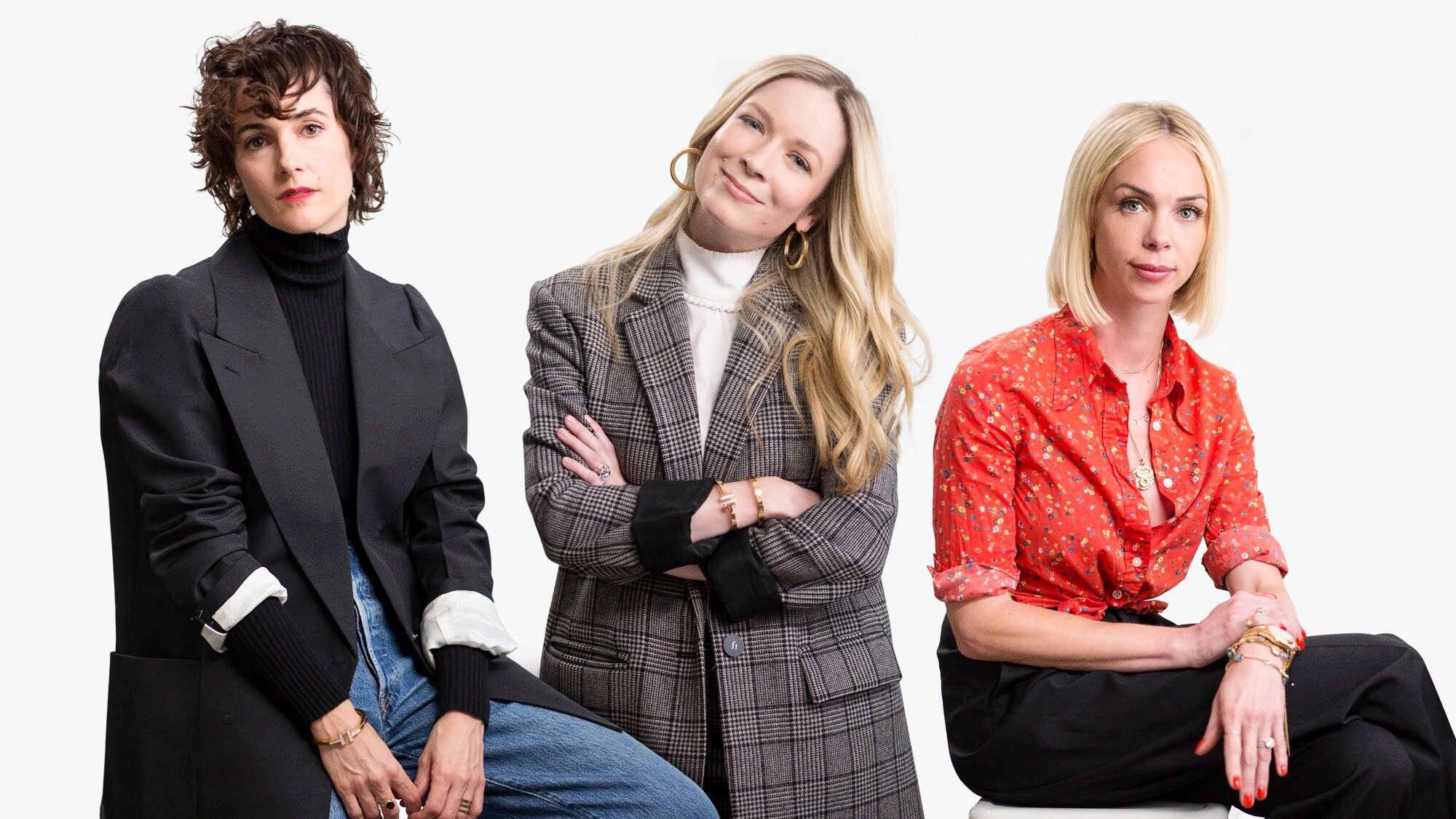 FROM LEFT: Karla Welch, Erin Walsh, and Simone Harouche (Image courtesy of Cole Haan)