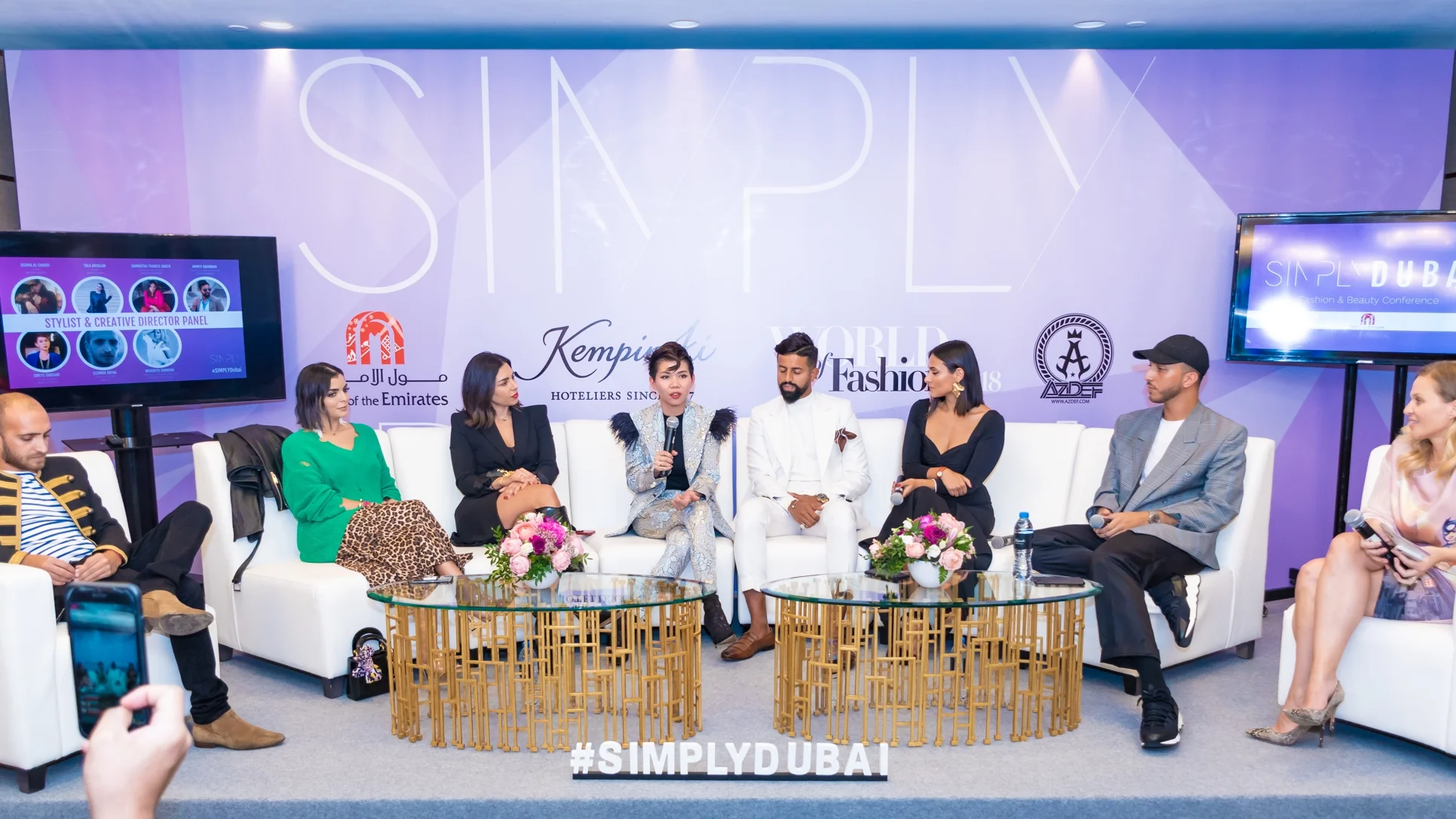 STYLIST & CREATIVE DIRECTOR PANEL featuring Sleiman Dayaa, Dareen Alyawar, Tala Ardalan, Gweys Soriano, Ahmed Rashwan, Samantha Francis Baker, Osama Al Chabbi, and Meredith Damouni
