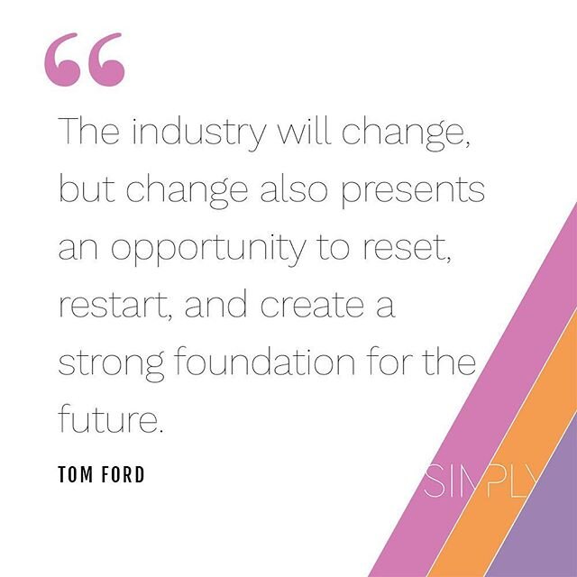 An industry in flux can be a scary prospect, but change creates a great opportunity for innovation and positive growth. You got this! #SIMPLYquotes