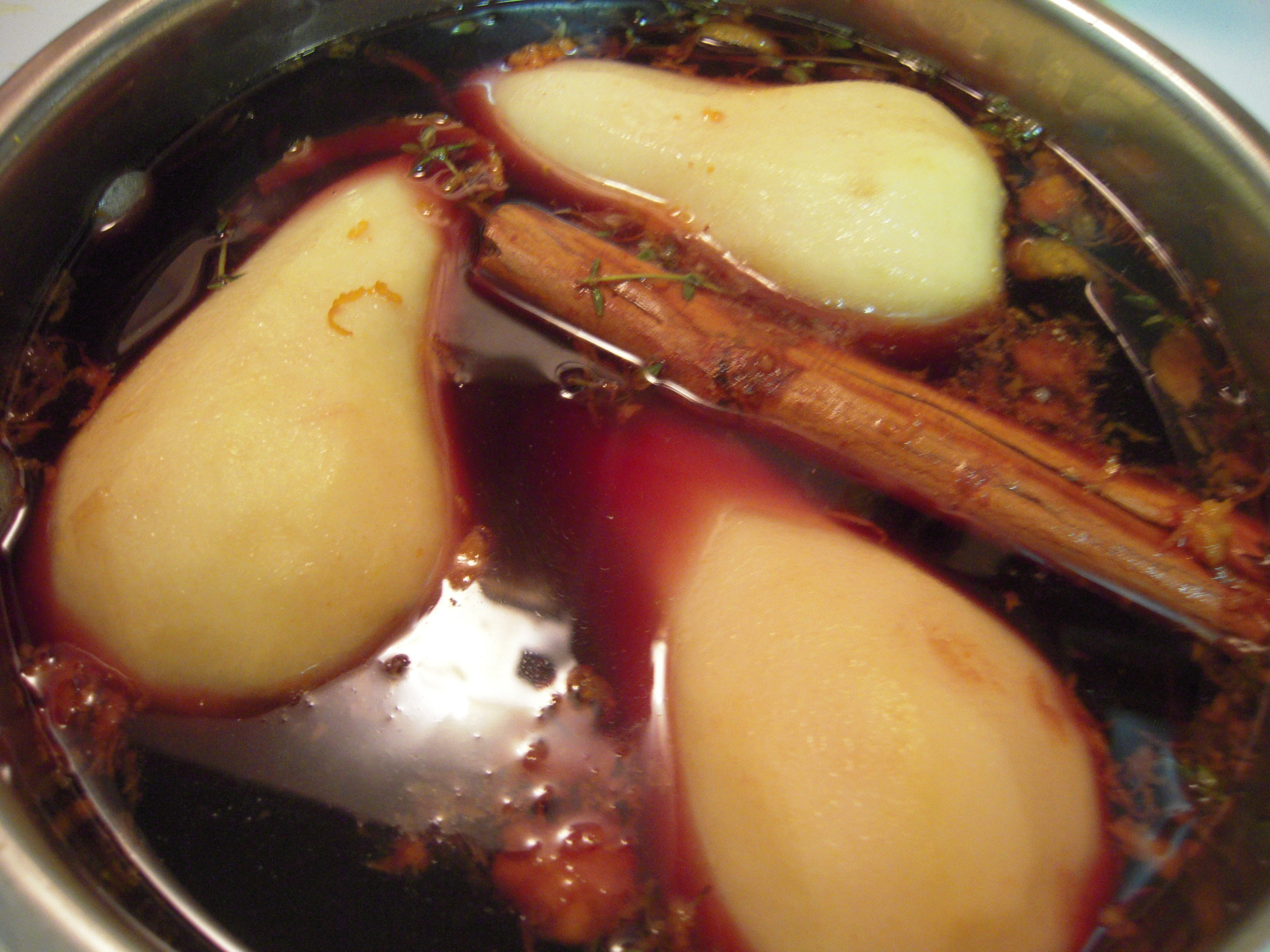 Poached Spiced Pear