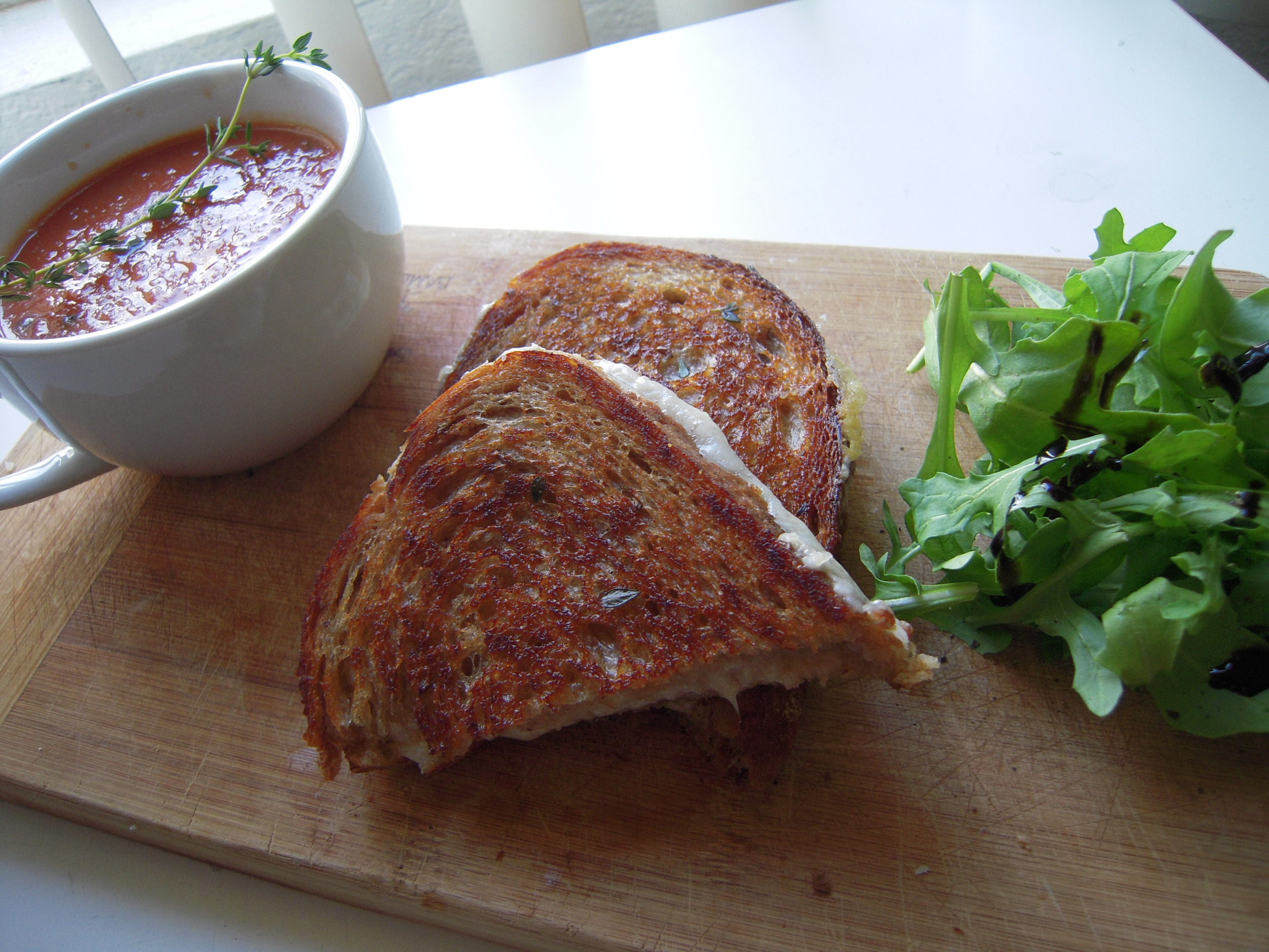 Grilled Cheese + Tomato Soup