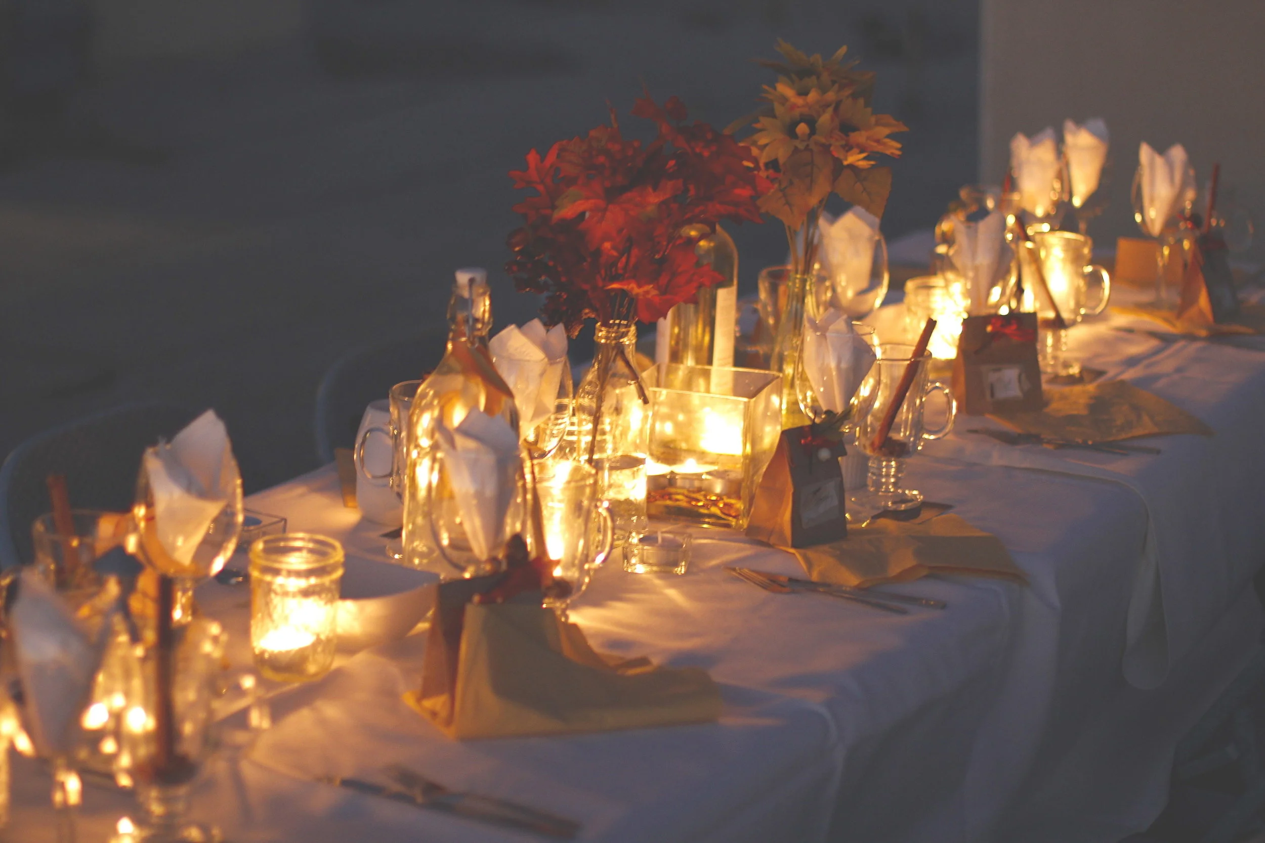 An "Autumn Affair" - Rooftop Dinner Party Celebrating the Fall Season