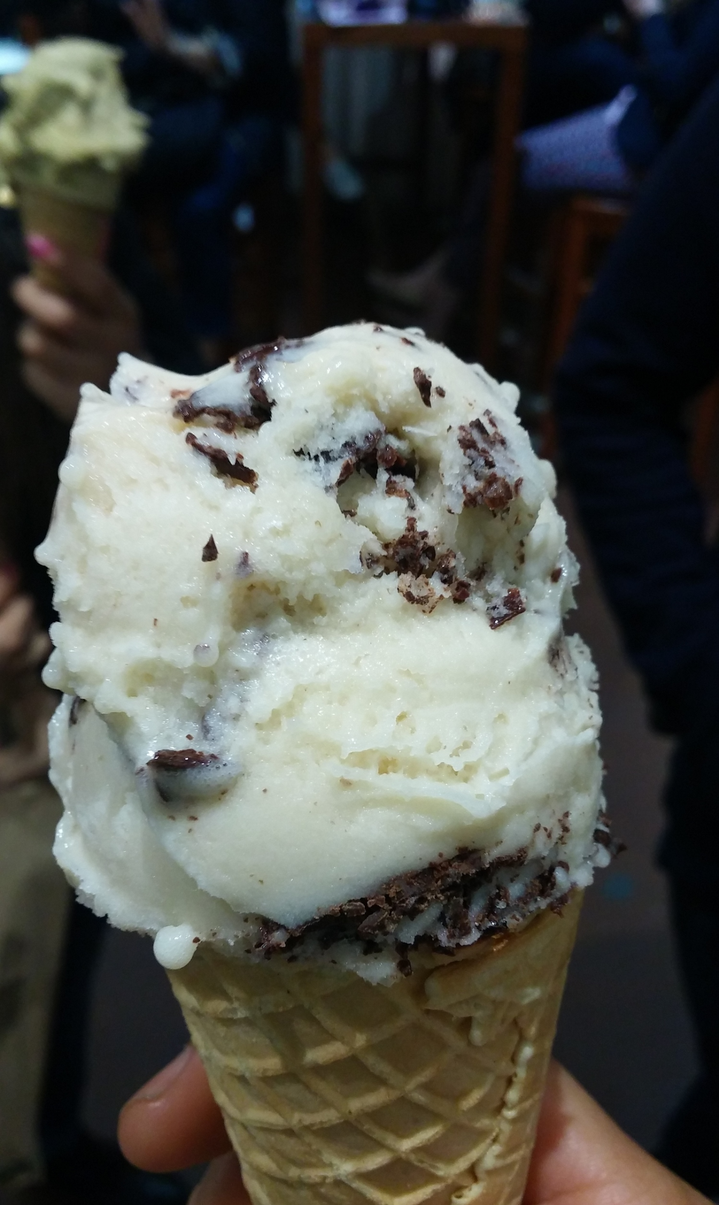 Banana Chocolate Sorbet....you bet this is going to happen on the West Coast...time to get in the kitchen and make this delicious goodness. Missing this too much.