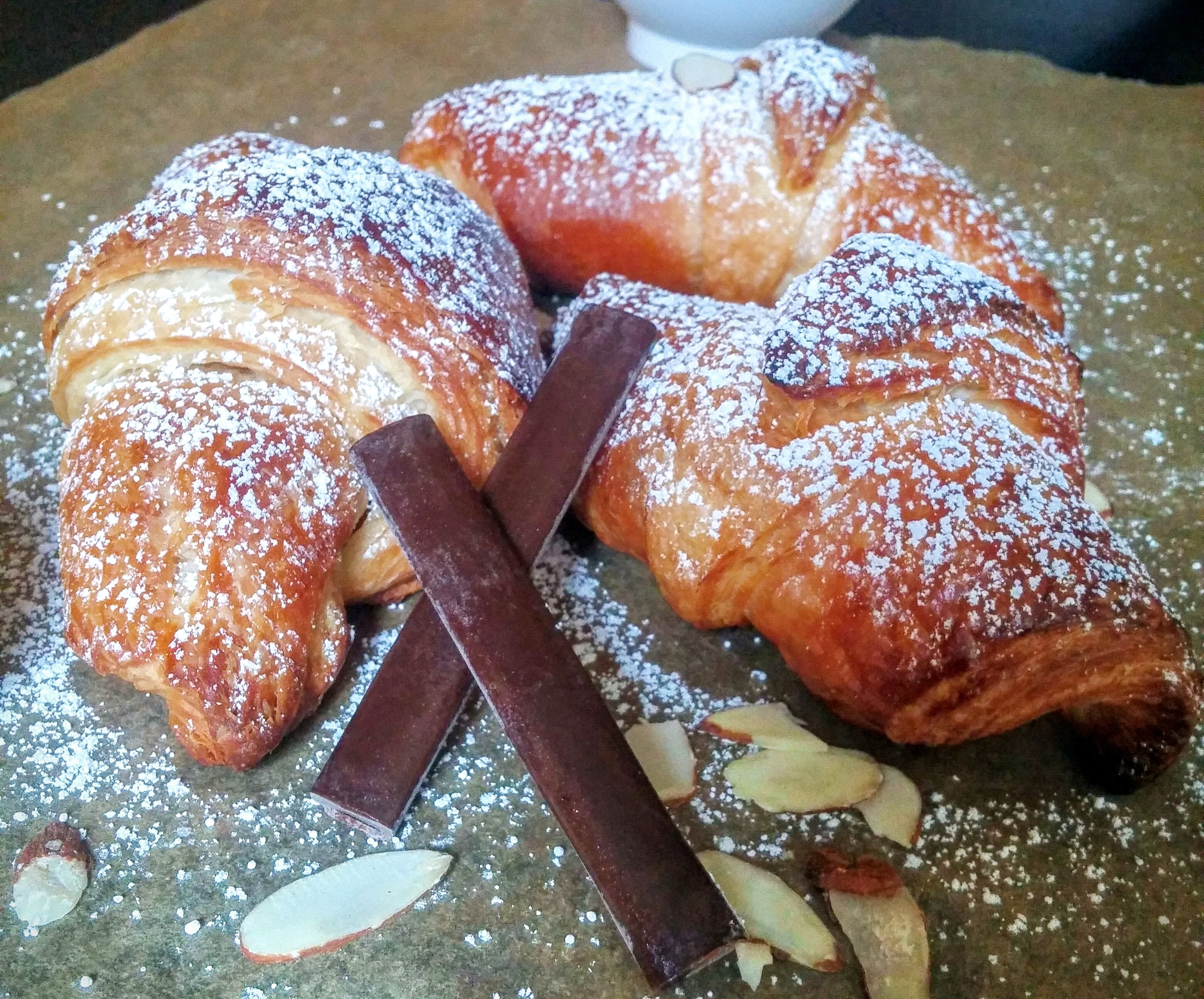 Chocolate. Croissants.