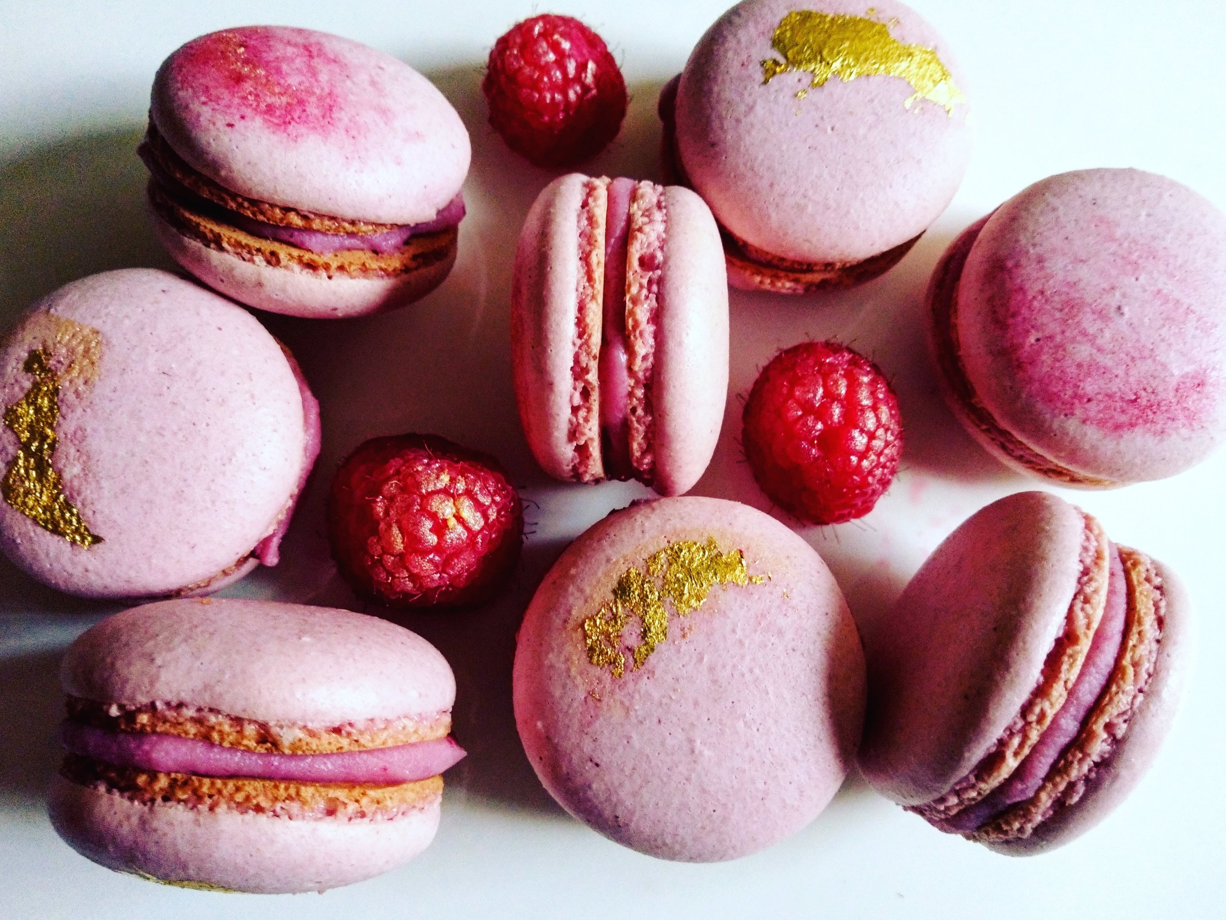 Raspberry. Rose. Macaron.