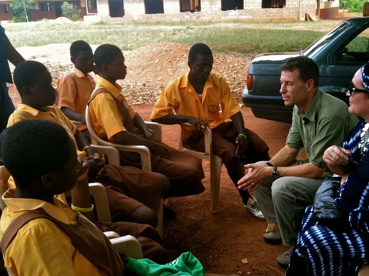 Talking to teens in Ghana