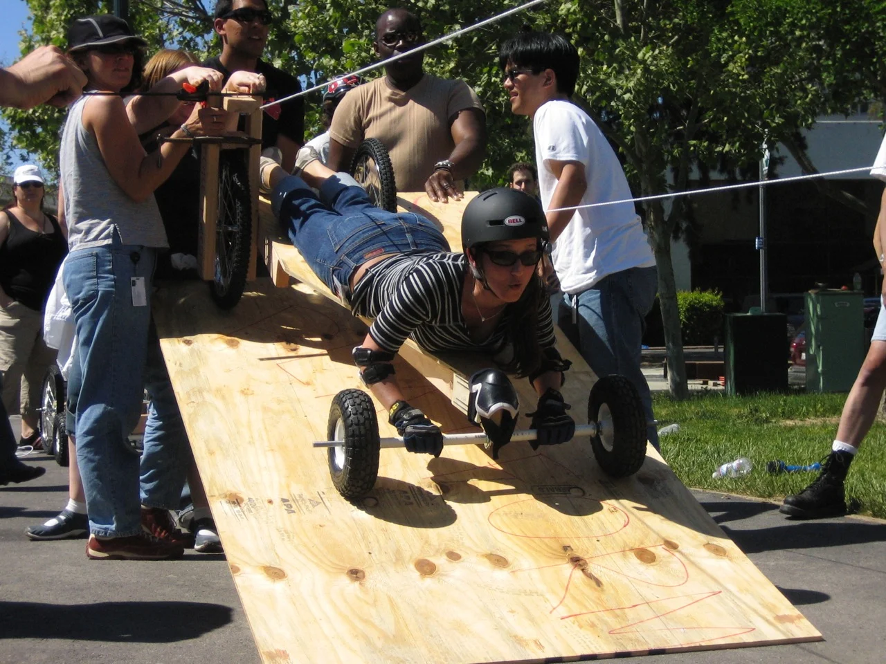 Team go-cart race