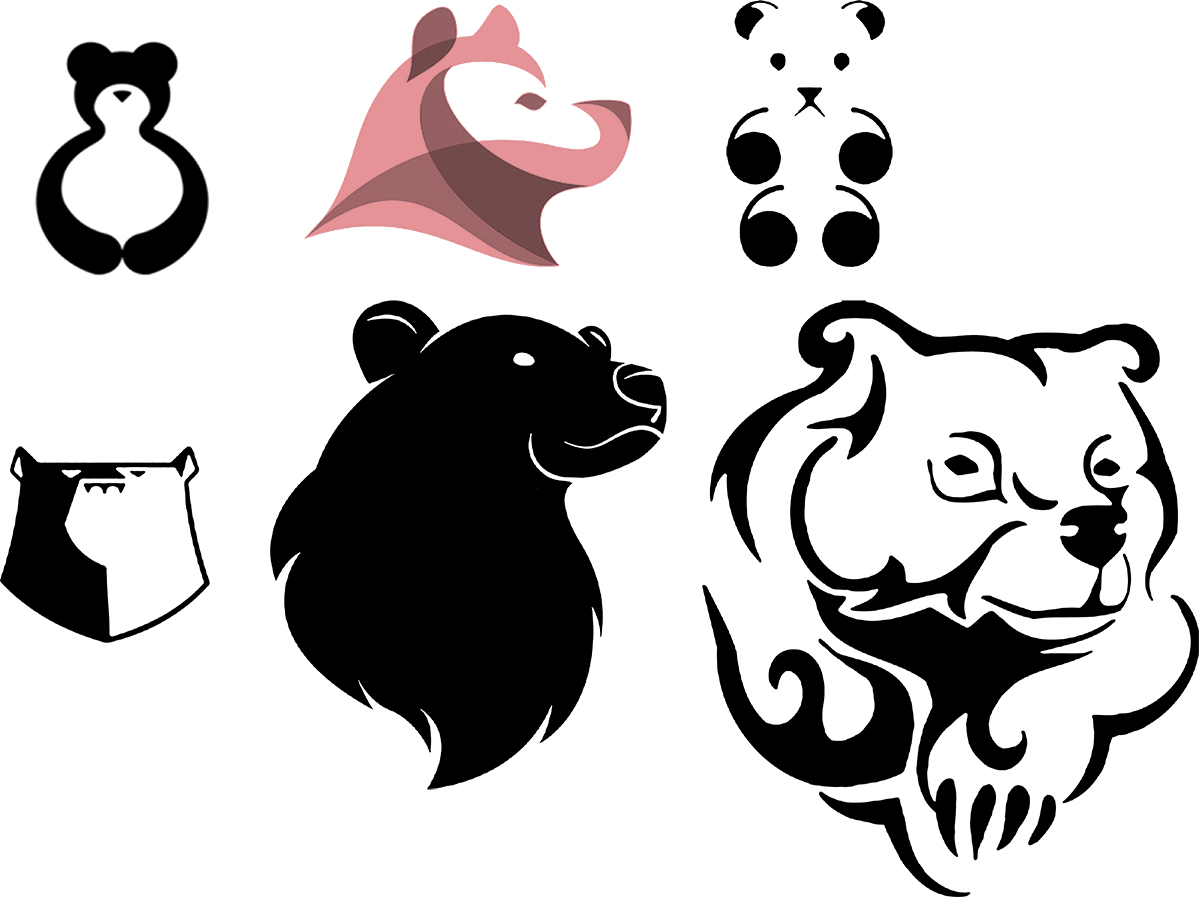 Bear Logo designs 001