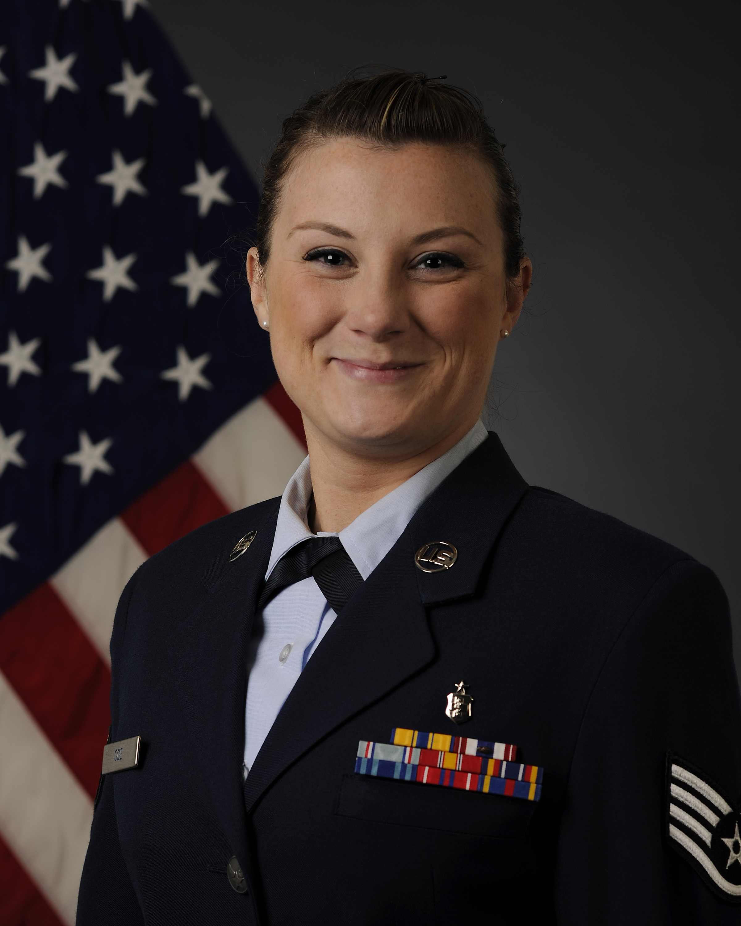 Staff Sergeant Ashley E. Coe Eielson Air Force Base 354th MDG/MDOS SSgt Coe is a paramedic with the 354th Medical Group at Eielson Air Force Base. She is recognized for her willingness to go above and beyond expectations, both on and off duty. SSgt Coe is being recommended for this honor due to her hard-charging work ethic, and also the conviction with which she commits to every act of service. She is also a quick thinker who helped save a patient's life by recognizing a stroke early on. Coe has helped her community in many ways including aiding the oversight of the Public Access Defibrillator program with 68 devices deployed, developing a medication administration course to maintain base health personnel’s proficiency, and providing volunteer medical coverage for Ben Eielson High School football games. She has delivered medical training to 60 firefighters, instructed Basic Life Support (BLS) and Emergency Medical Technician (EMT) courses for the base and public, coordinated remote range support for training exercises, and provided sole medical support for bomb squads. She also volunteers for live burn training events and cold-water rescue training